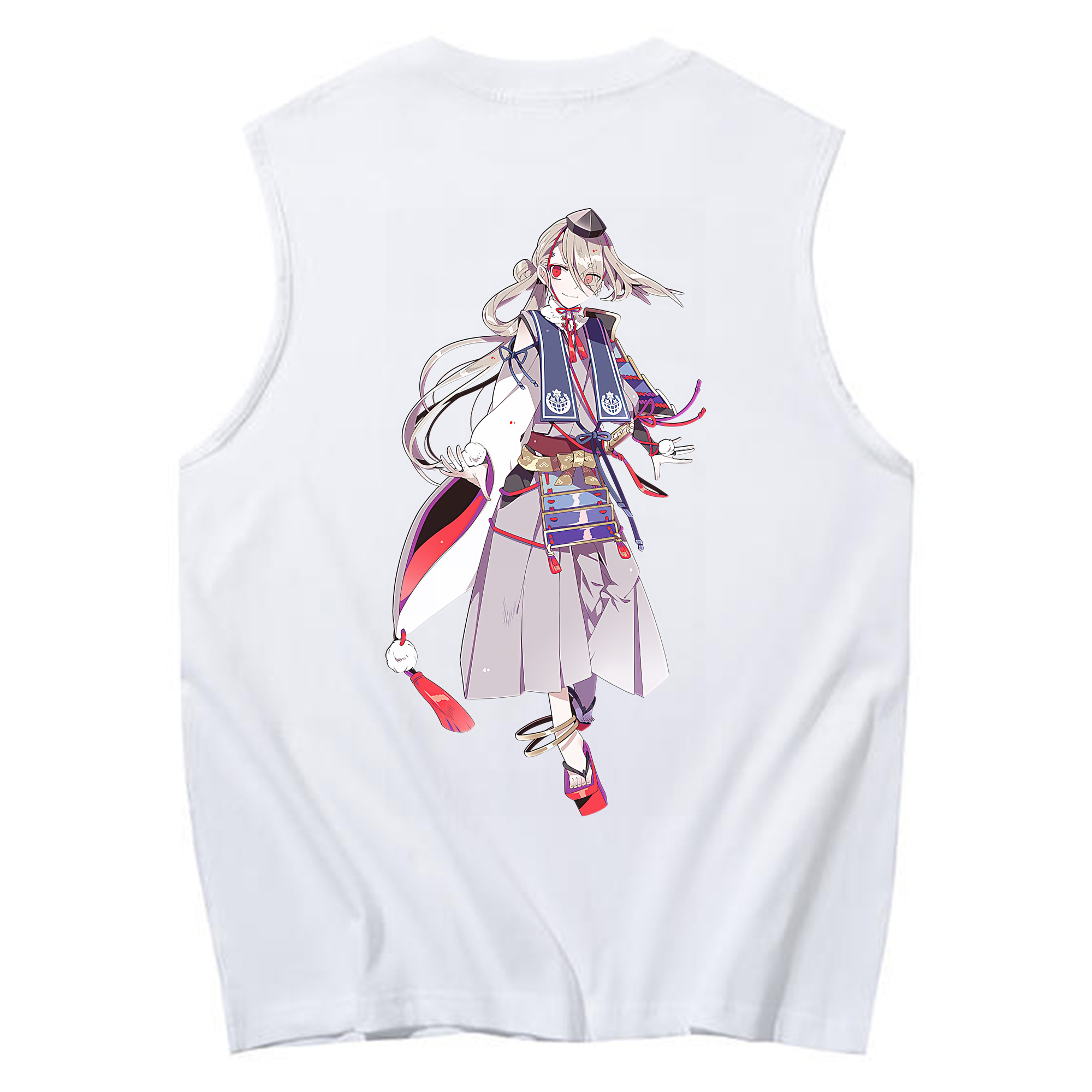 （画像用） 刀剣乱舞 Touken Ranbu コットン100％タンクトップ（背面プリント）