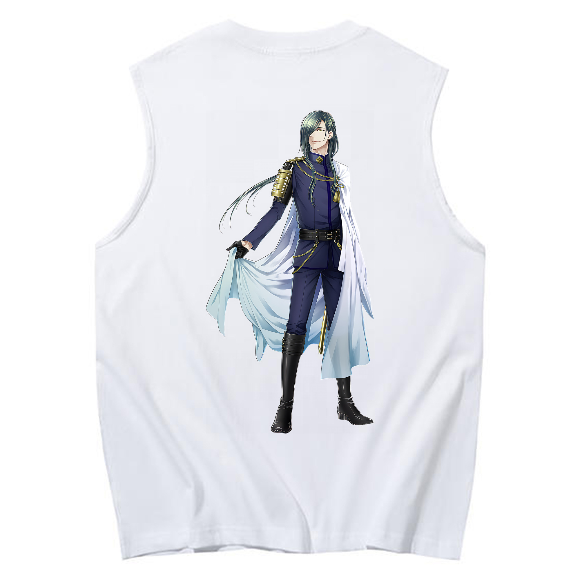 （画像用） 刀剣乱舞 Touken Ranbu コットン100％タンクトップ（背面プリント）