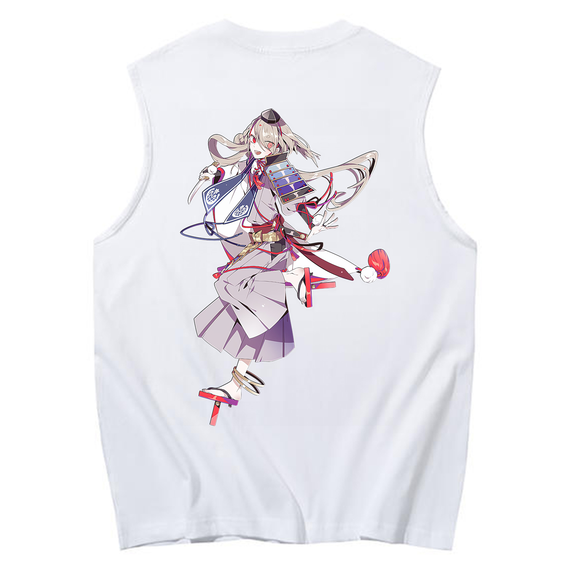 （画像用） 刀剣乱舞 Touken Ranbu コットン100％タンクトップ（背面プリント）
