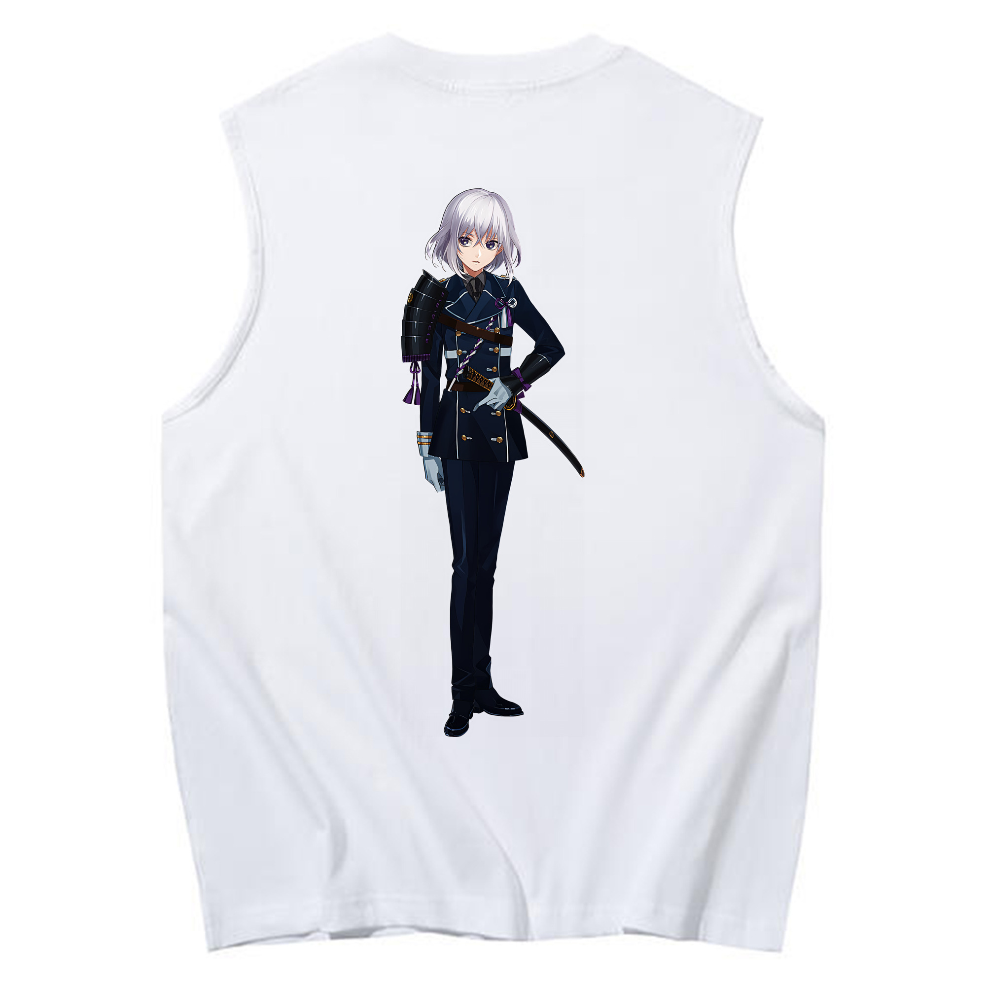 （画像用） 刀剣乱舞 Touken Ranbu コットン100％タンクトップ（背面プリント）