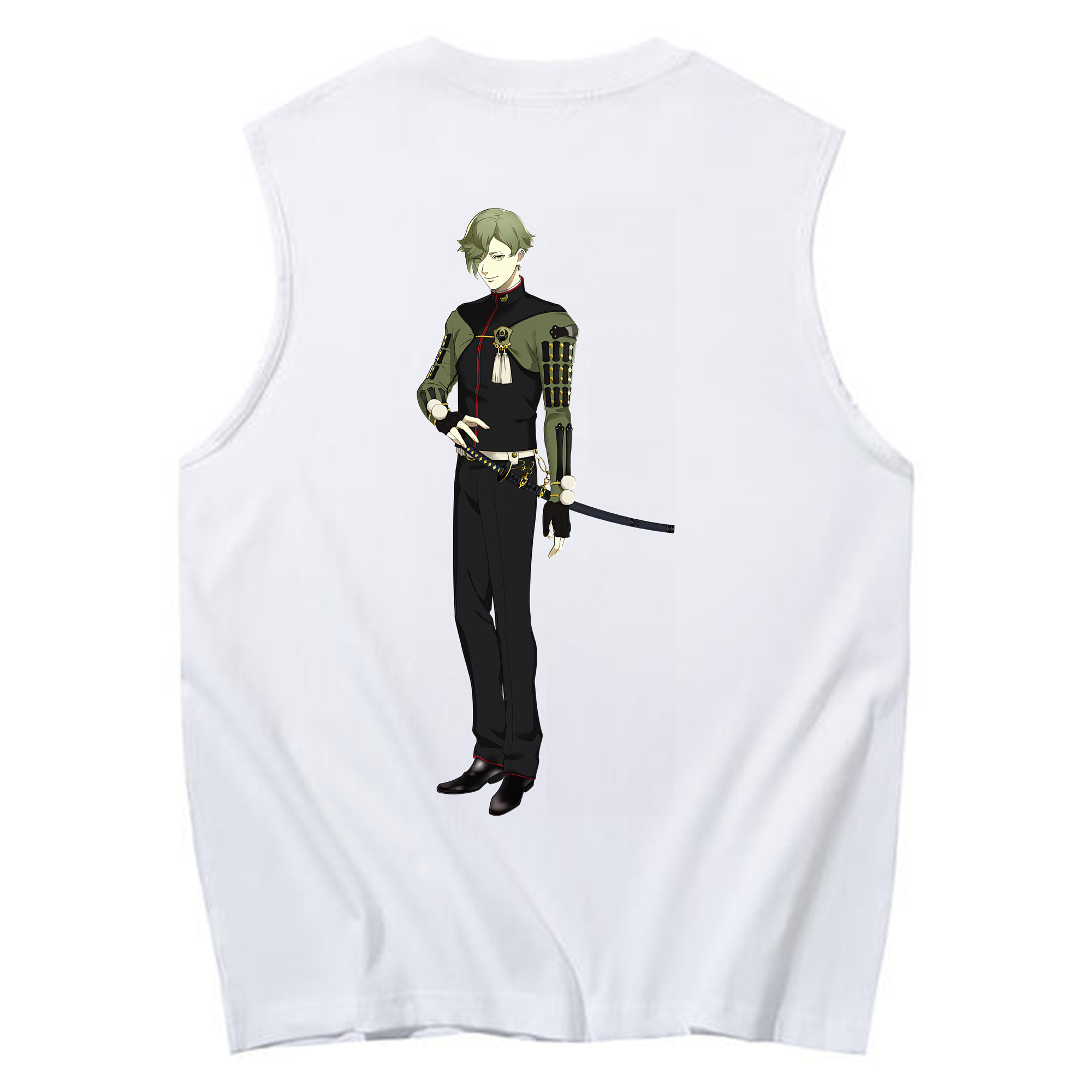 （画像用） 刀剣乱舞 Touken Ranbu コットン100％タンクトップ（背面プリント）