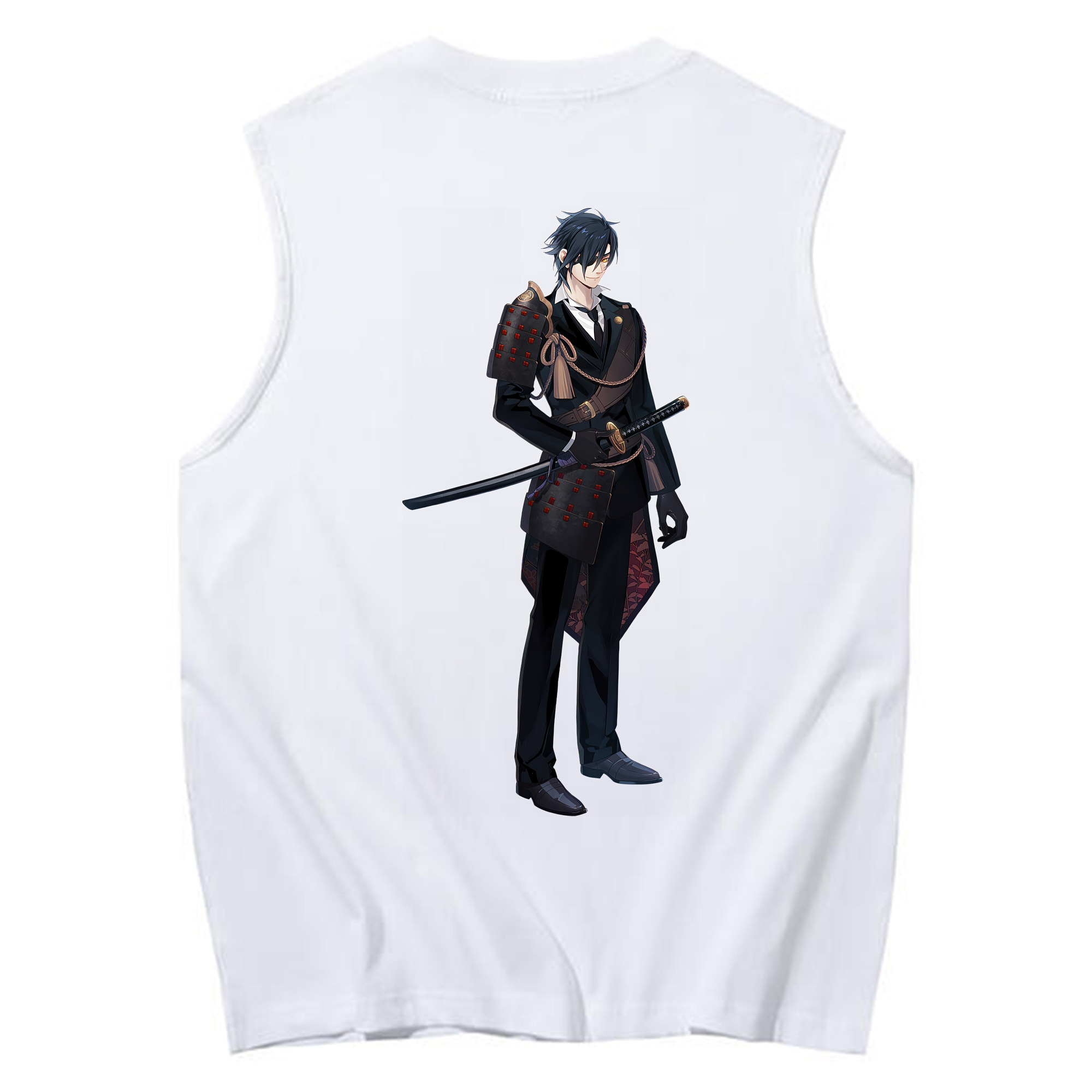 （画像用） 刀剣乱舞 Touken Ranbu コットン100％タンクトップ（背面プリント）