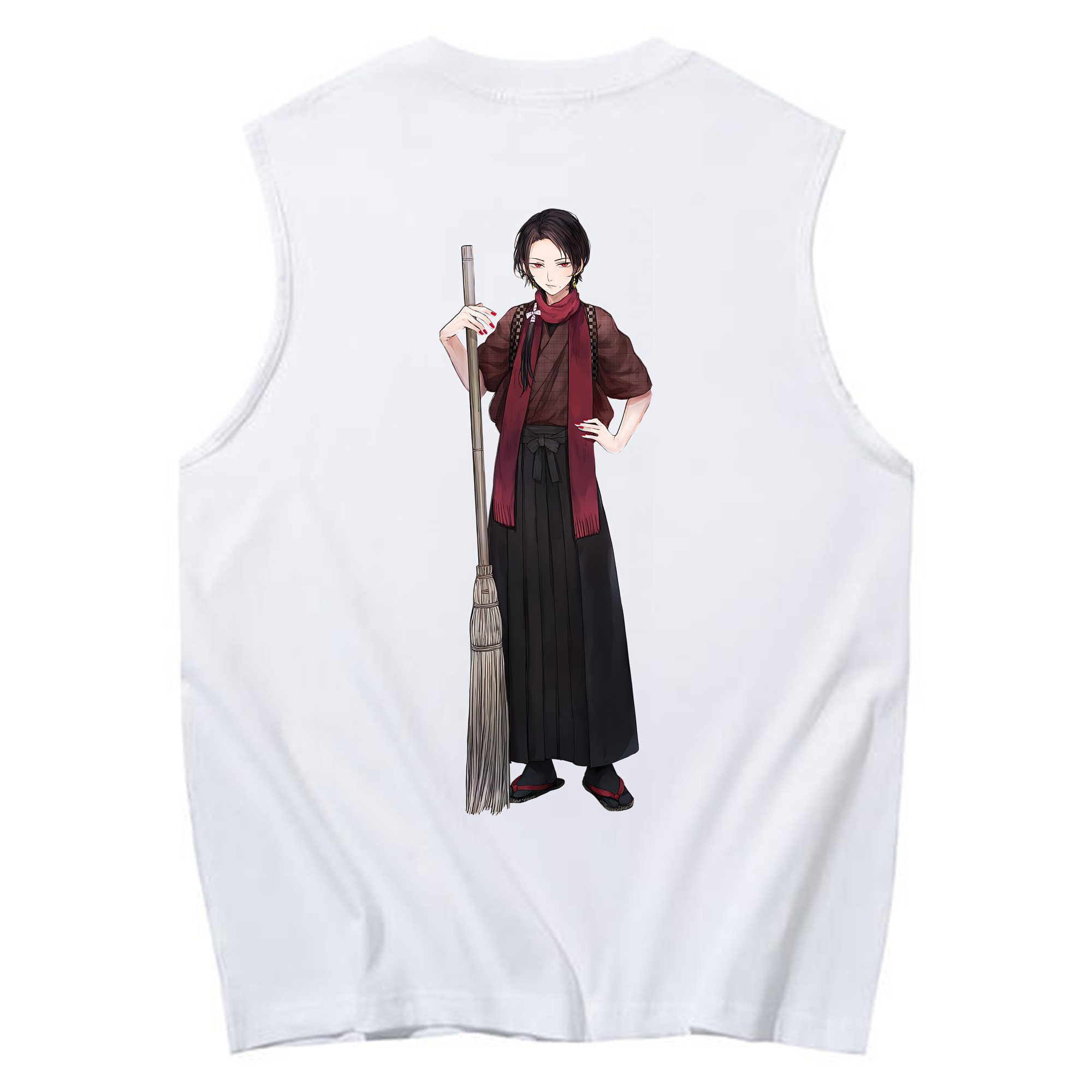 （画像用） 刀剣乱舞 Touken Ranbu コットン100％タンクトップ（背面プリント）
