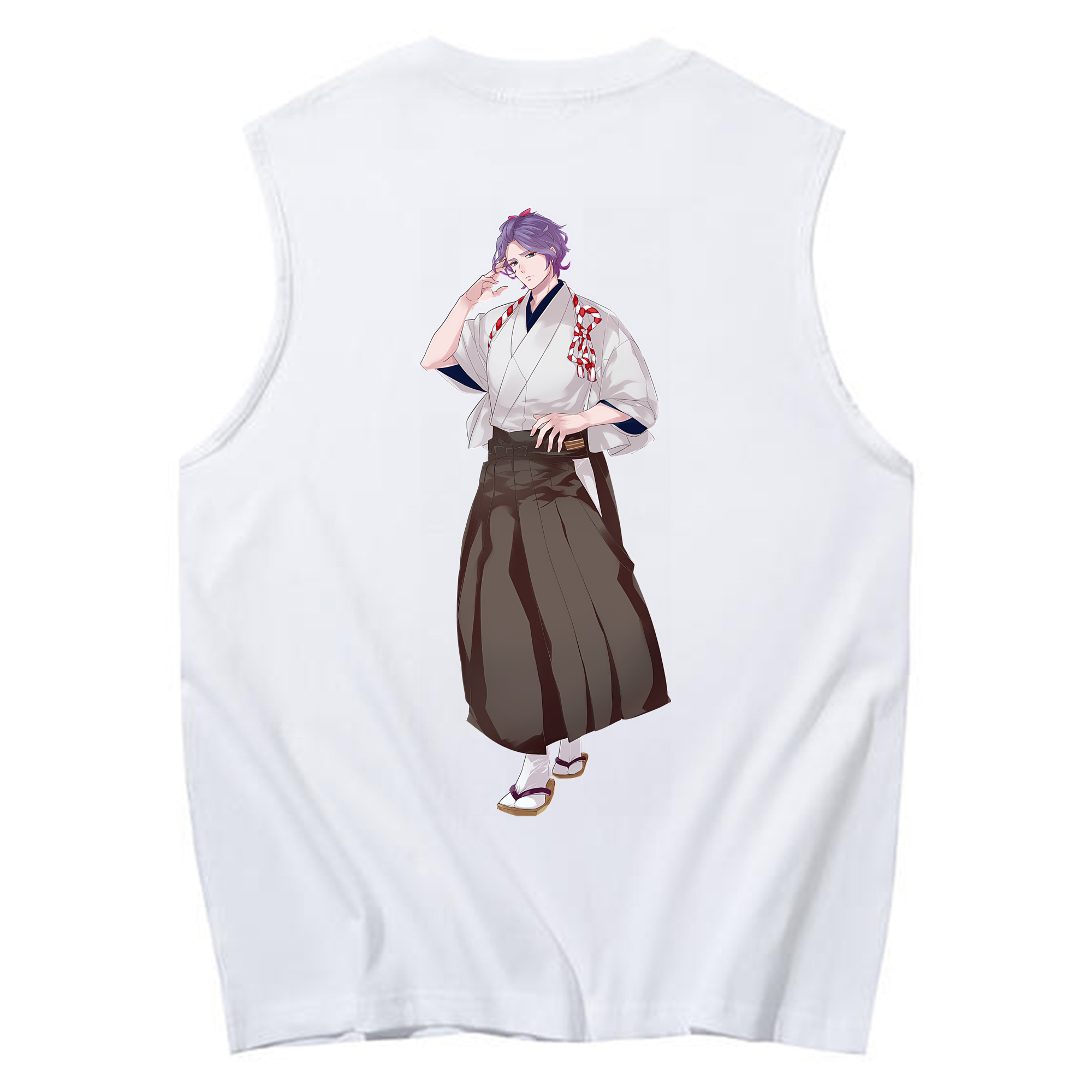 （画像用） 刀剣乱舞 Touken Ranbu コットン100％タンクトップ（背面プリント）