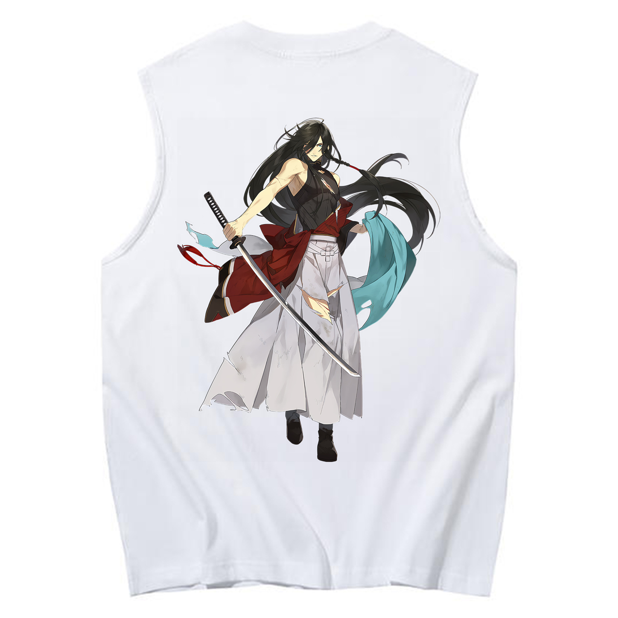 （画像用） 刀剣乱舞 Touken Ranbu コットン100％タンクトップ（背面プリント）