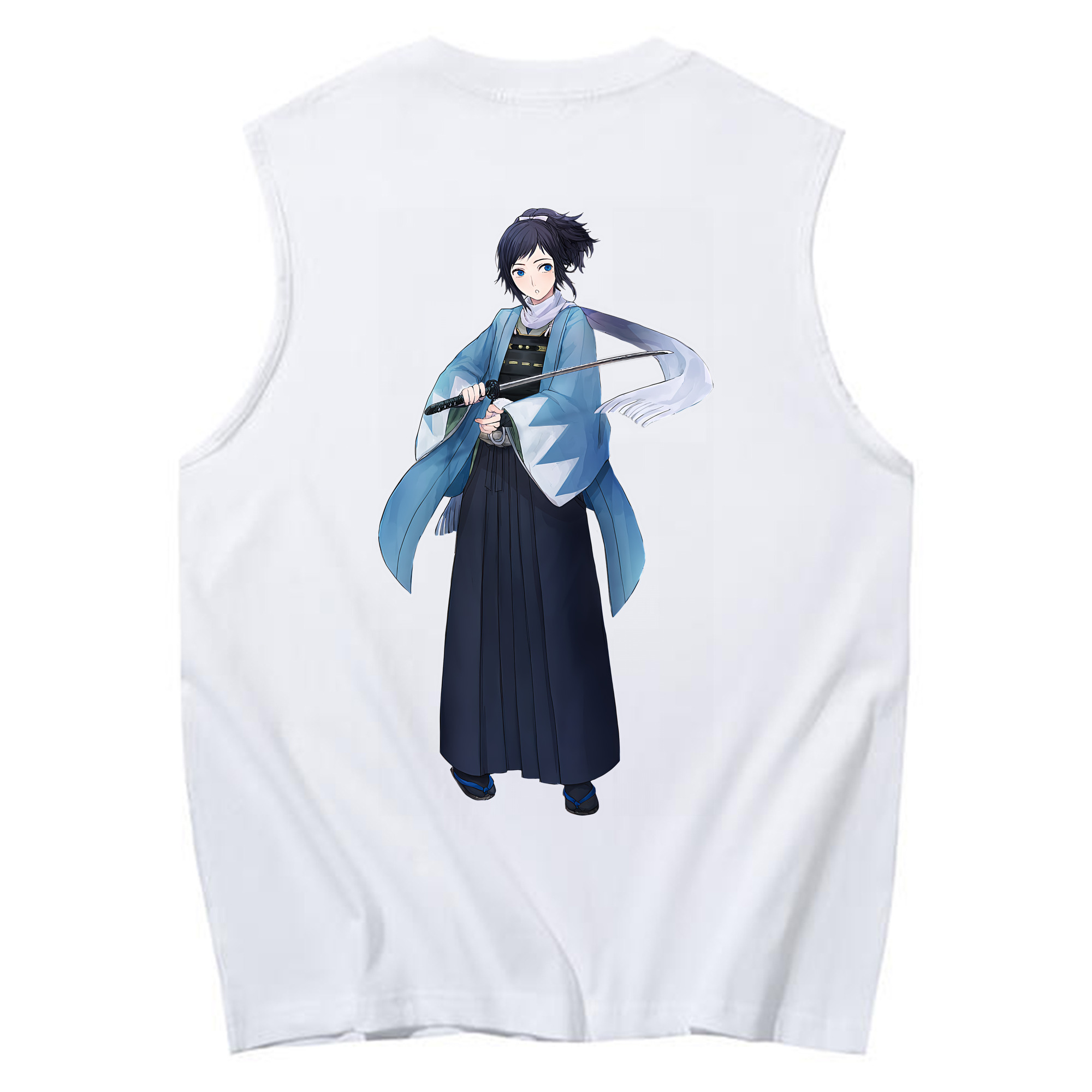 （画像用） 刀剣乱舞 Touken Ranbu コットン100％タンクトップ（背面プリント）