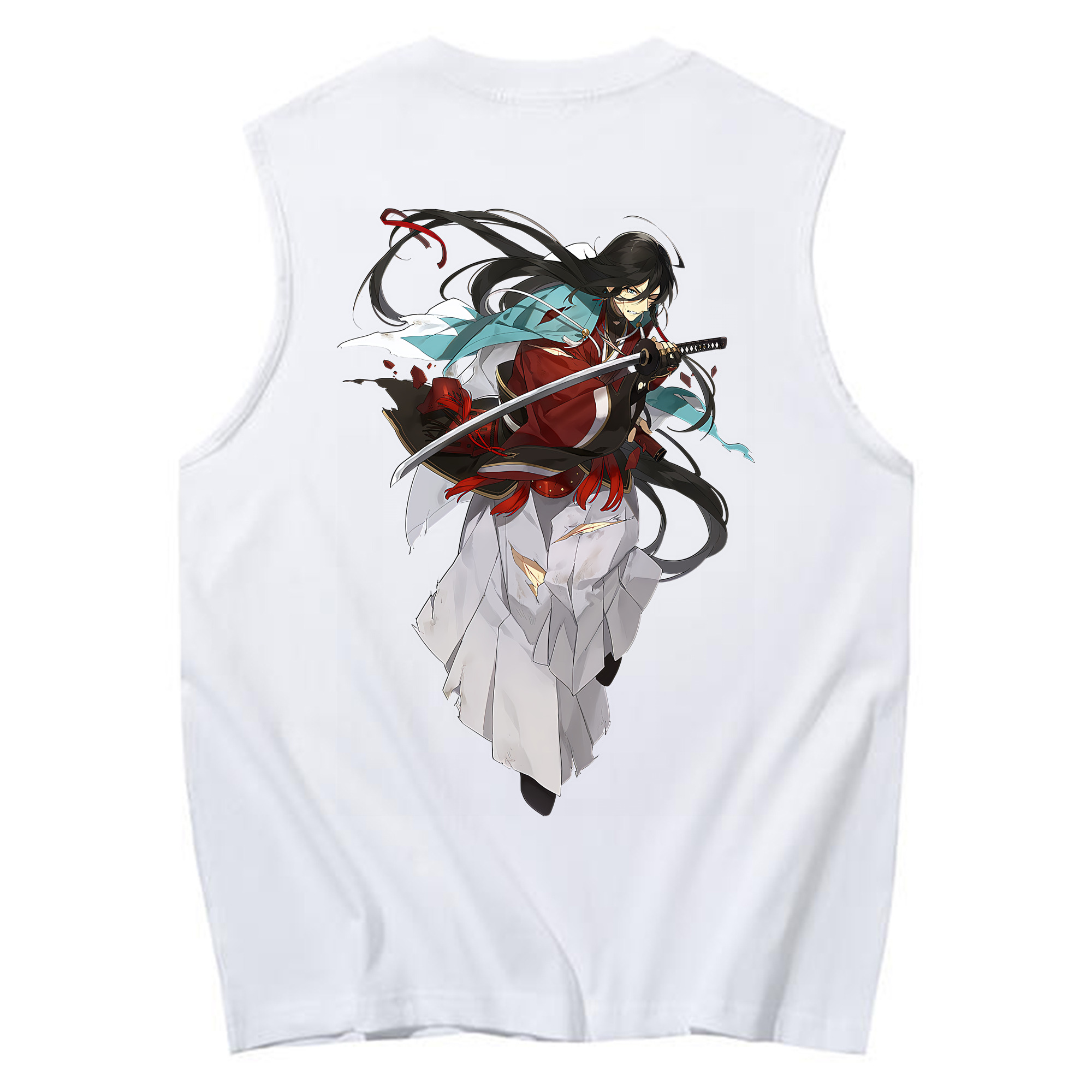 （画像用） 刀剣乱舞 Touken Ranbu コットン100％タンクトップ（背面プリント）
