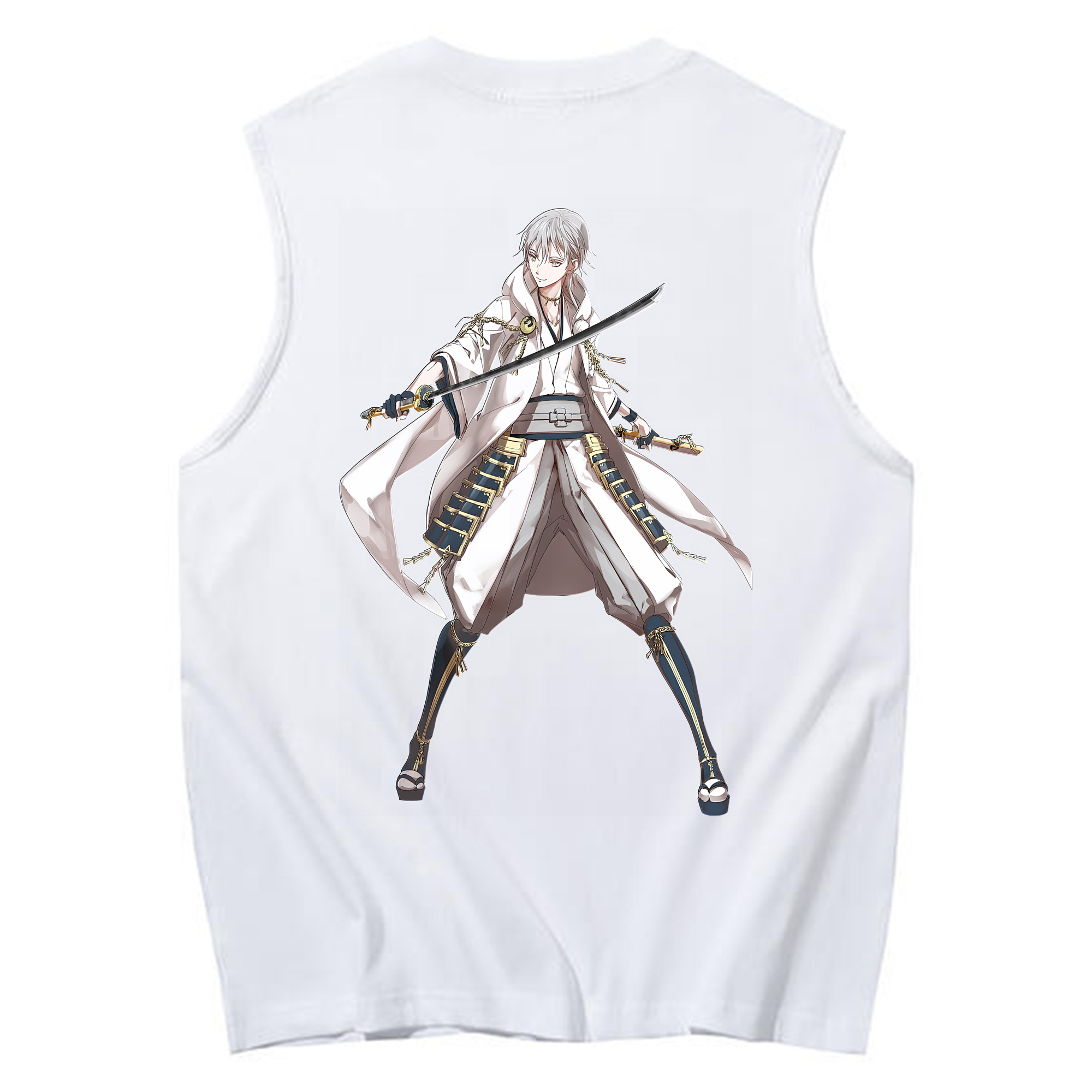 （画像用） 刀剣乱舞 Touken Ranbu コットン100％タンクトップ（背面プリント）