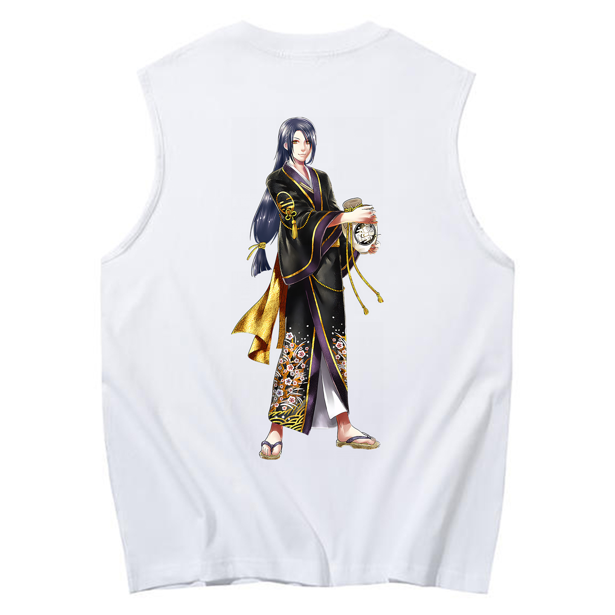（画像用） 刀剣乱舞 Touken Ranbu コットン100％タンクトップ（背面プリント）