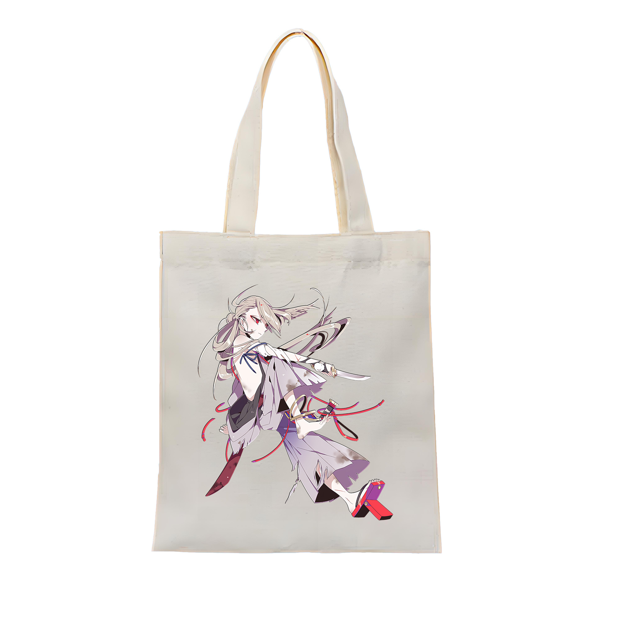 （画像用） 刀剣乱舞 Touken Ranbu 縦型キャンバス生地手提げバッグ　トートバッグ