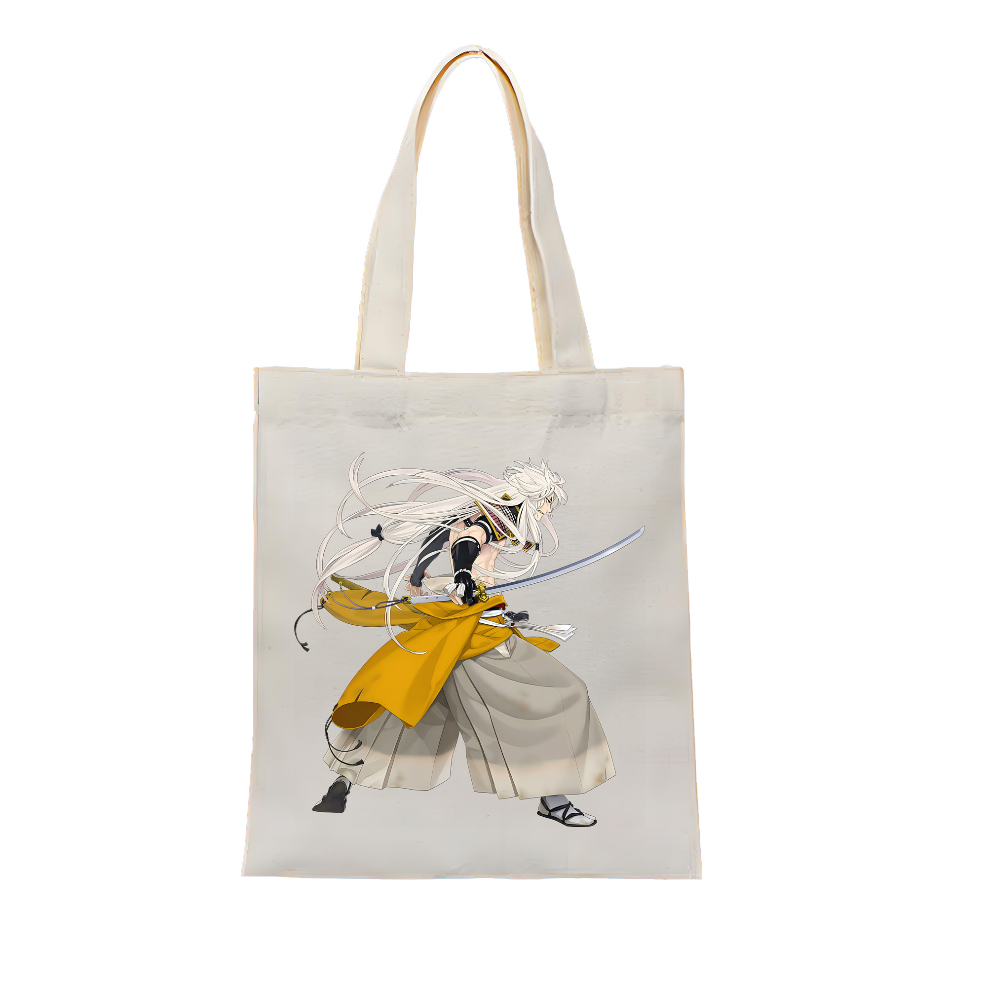 （画像用） 刀剣乱舞 Touken Ranbu 縦型キャンバス生地手提げバッグ　トートバッグ