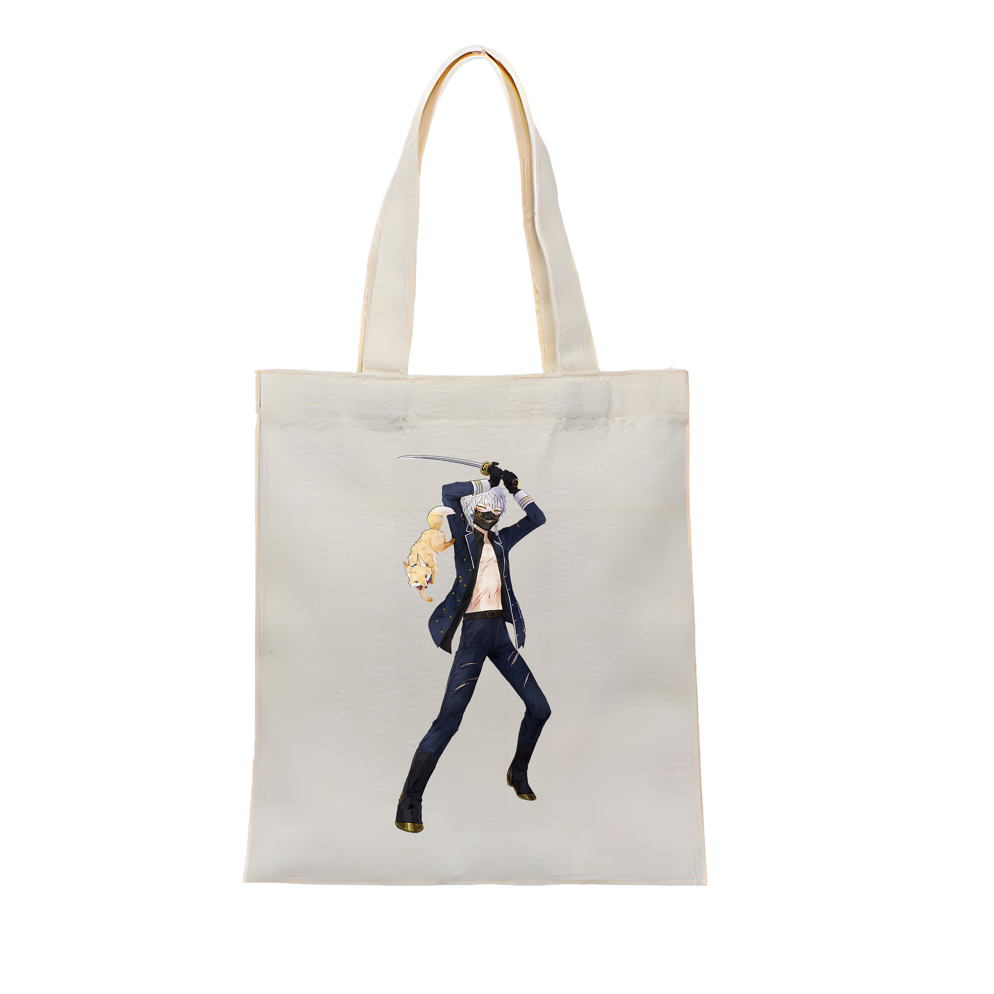 （画像用） 刀剣乱舞 Touken Ranbu 縦型キャンバス生地手提げバッグ　トートバッグ