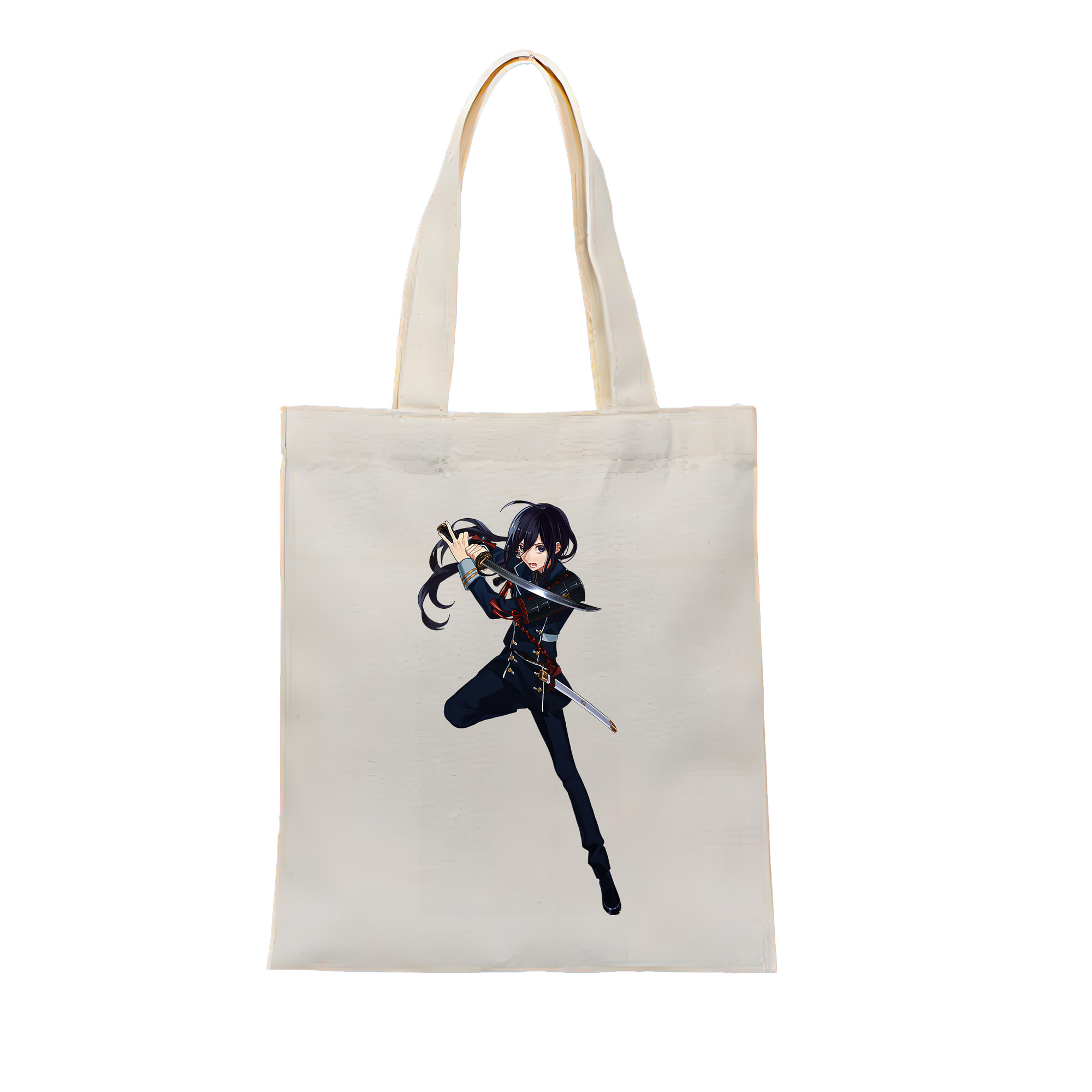 （画像用） 刀剣乱舞 Touken Ranbu 縦型キャンバス生地手提げバッグ　トートバッグ