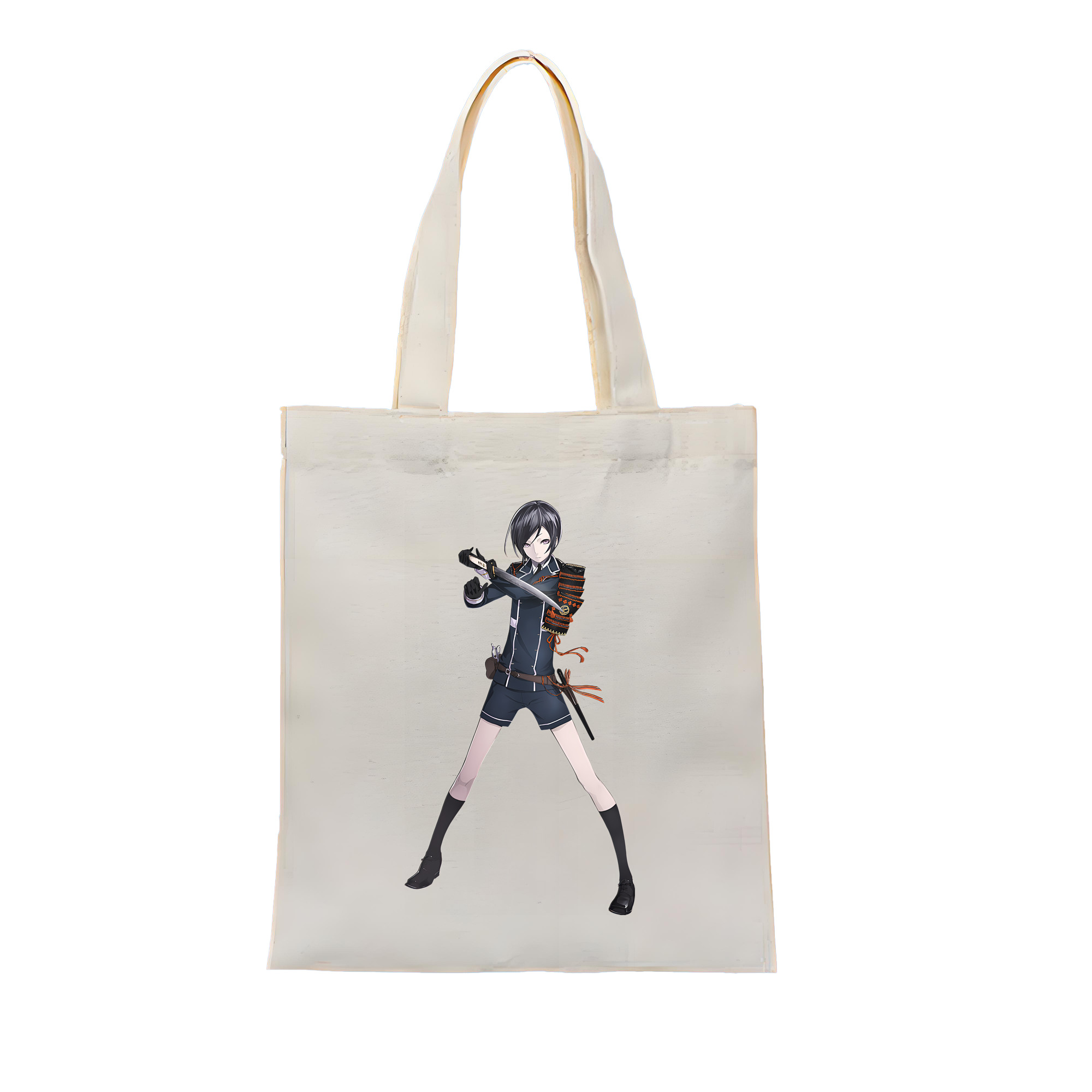 （画像用） 刀剣乱舞 Touken Ranbu 縦型キャンバス生地手提げバッグ　トートバッグ