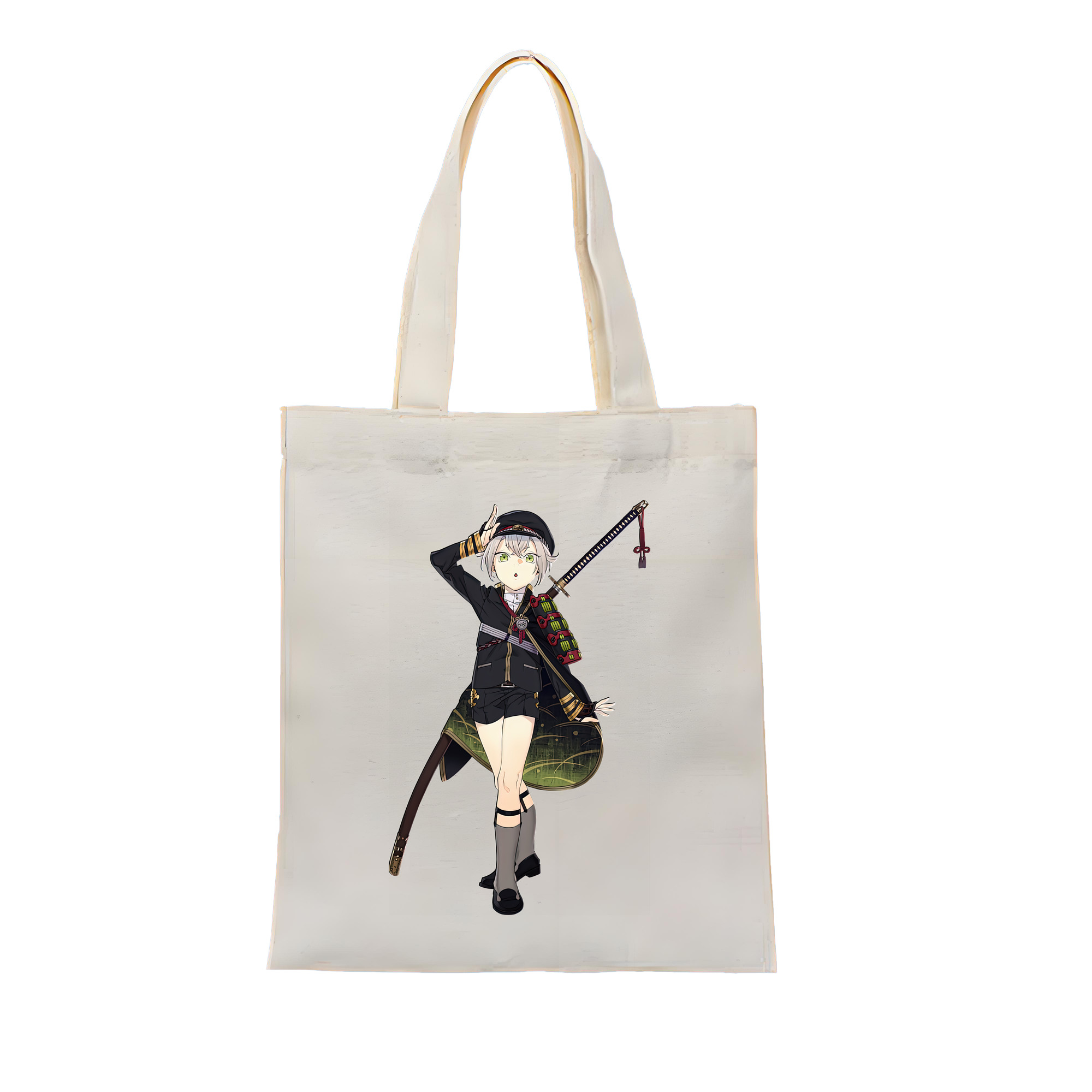 （画像用） 刀剣乱舞 Touken Ranbu 縦型キャンバス生地手提げバッグ　トートバッグ