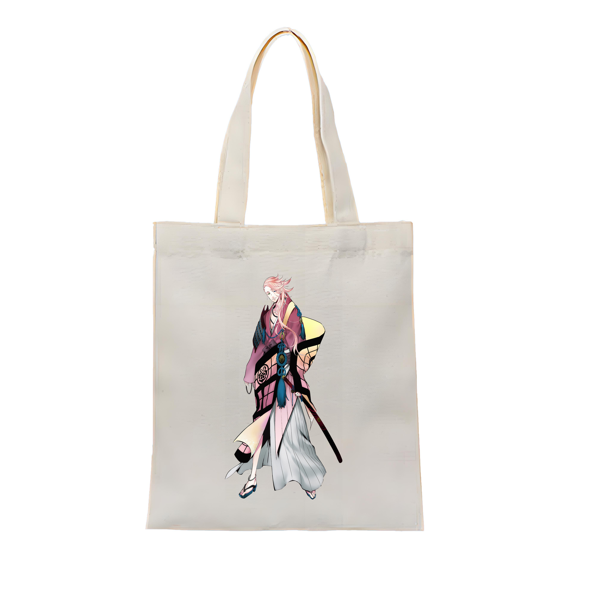（画像用） 刀剣乱舞 Touken Ranbu 縦型キャンバス生地手提げバッグ　トートバッグ