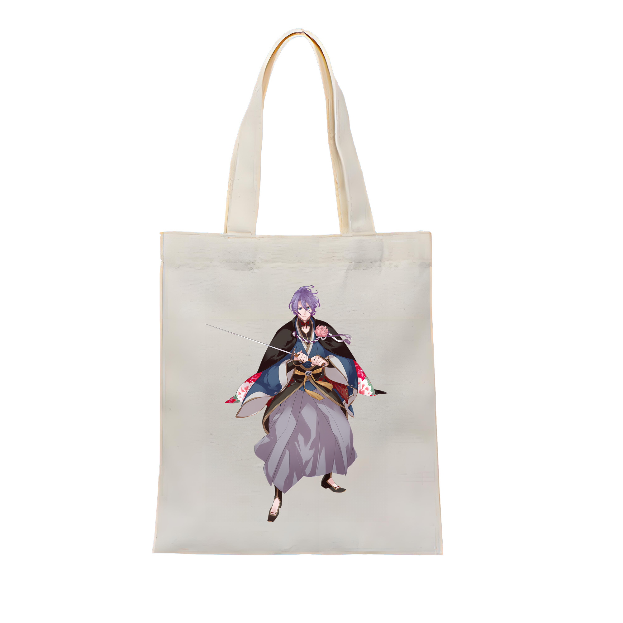 （画像用） 刀剣乱舞 Touken Ranbu 縦型キャンバス生地手提げバッグ　トートバッグ