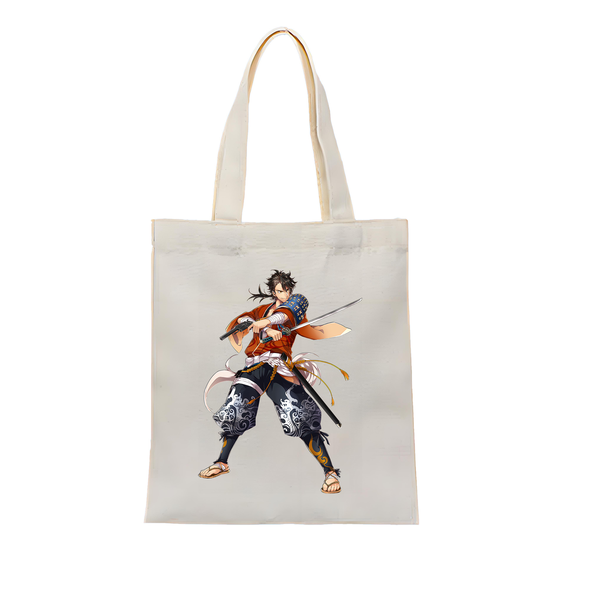 （画像用） 刀剣乱舞 Touken Ranbu 縦型キャンバス生地手提げバッグ　トートバッグ