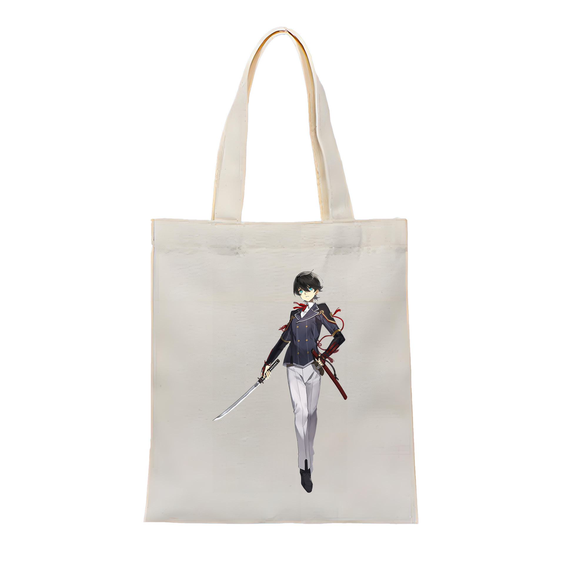 （画像用） 刀剣乱舞 Touken Ranbu 縦型キャンバス生地手提げバッグ　トートバッグ