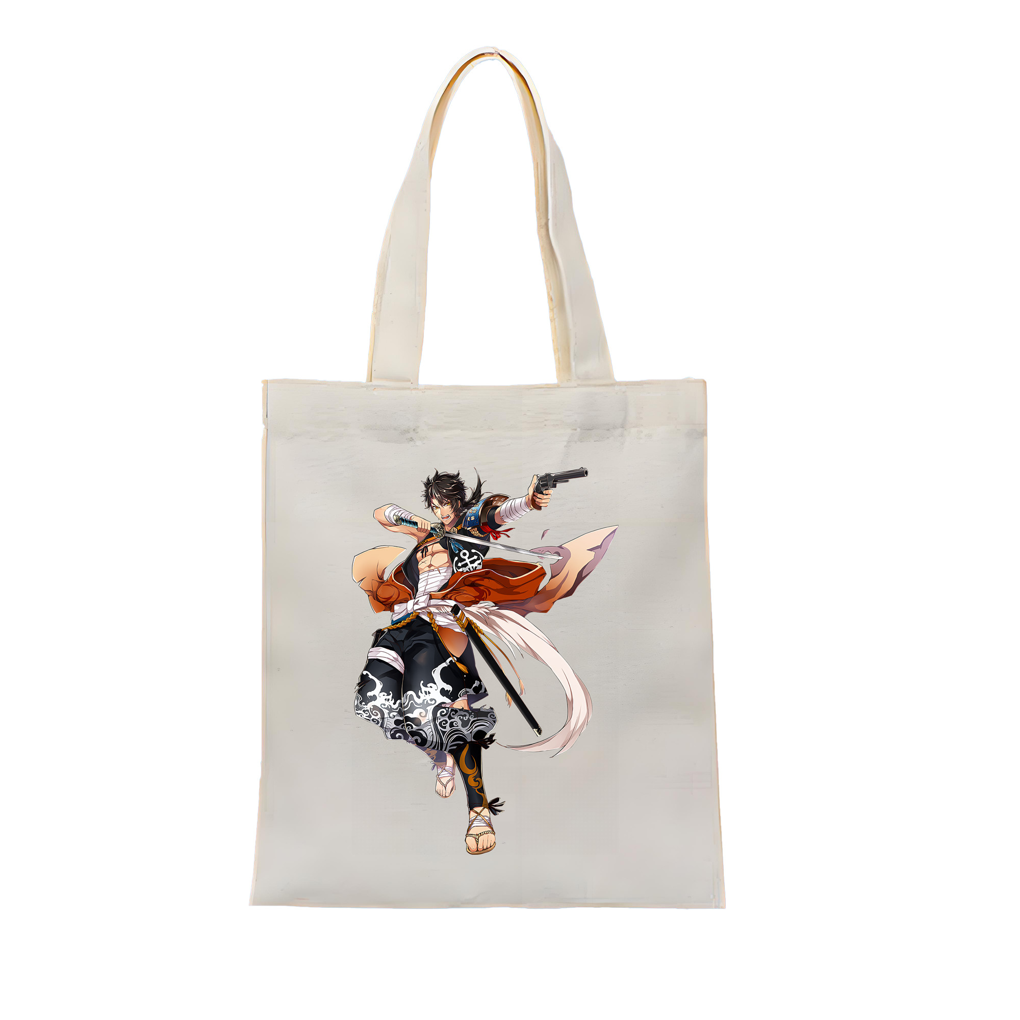 （画像用） 刀剣乱舞 Touken Ranbu 縦型キャンバス生地手提げバッグ　トートバッグ