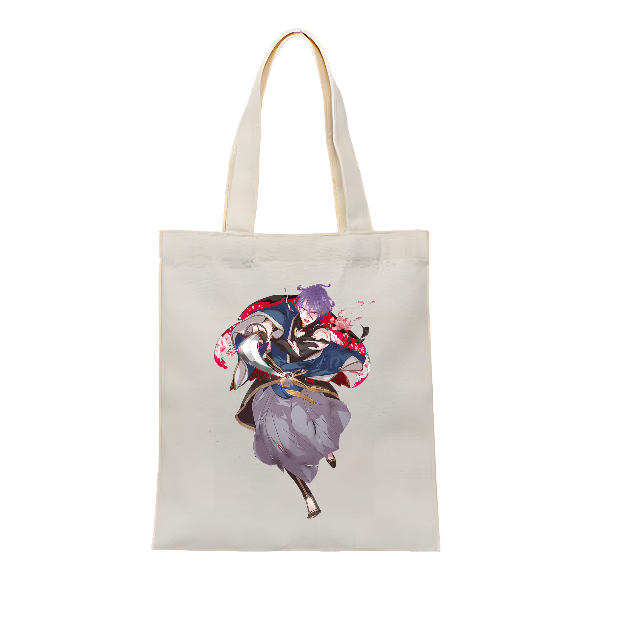 （画像用） 刀剣乱舞 Touken Ranbu 縦型キャンバス生地手提げバッグ　トートバッグ