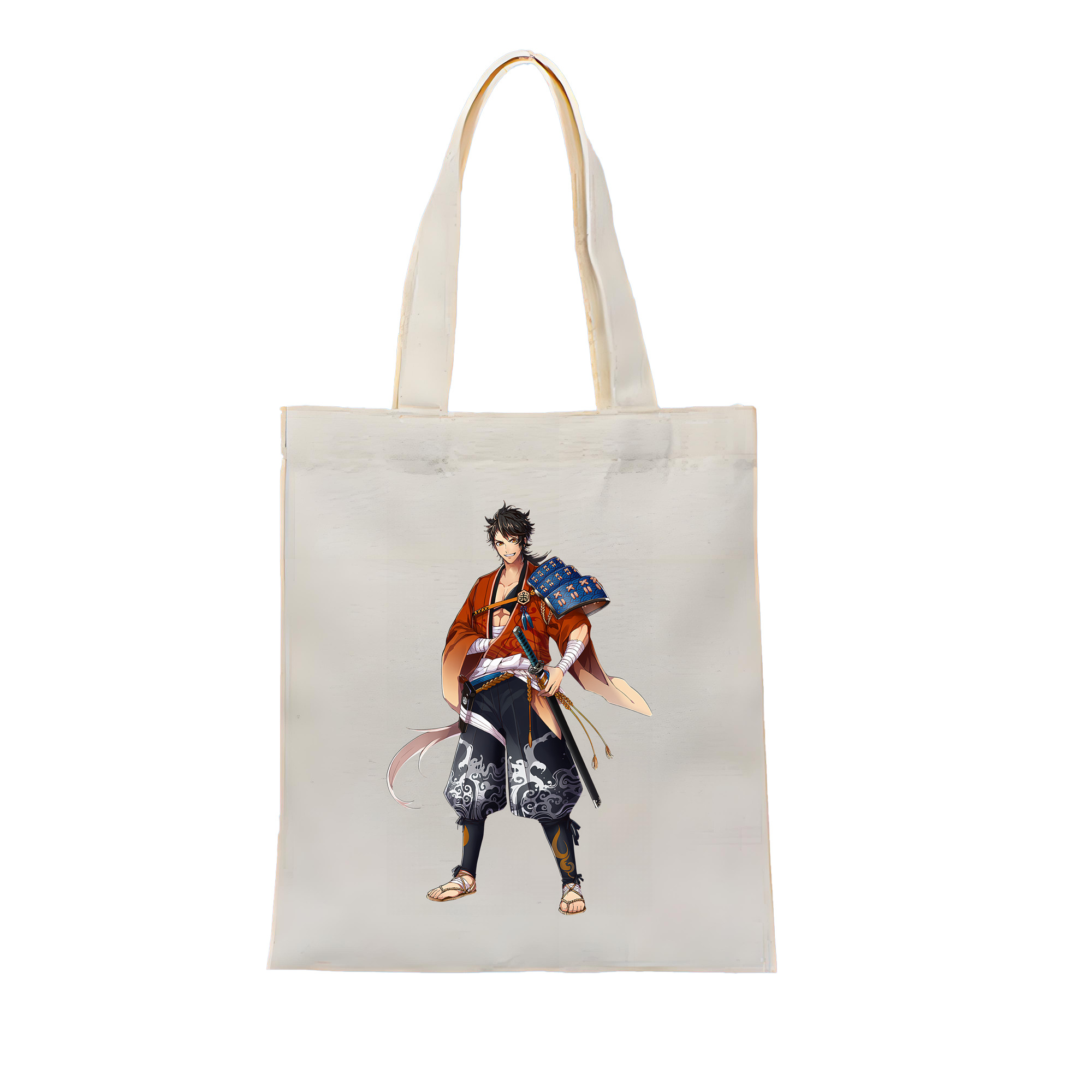 （画像用） 刀剣乱舞 Touken Ranbu 縦型キャンバス生地手提げバッグ　トートバッグ