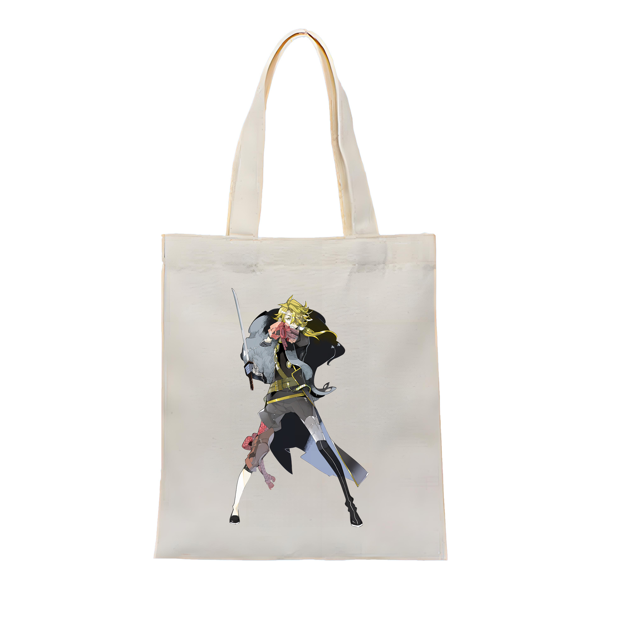 （画像用） 刀剣乱舞 Touken Ranbu 縦型キャンバス生地手提げバッグ　トートバッグ