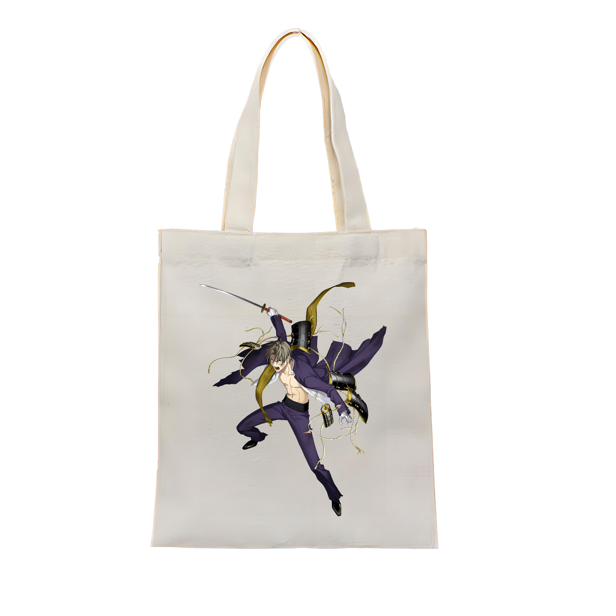 （画像用） 刀剣乱舞 Touken Ranbu 縦型キャンバス生地手提げバッグ　トートバッグ