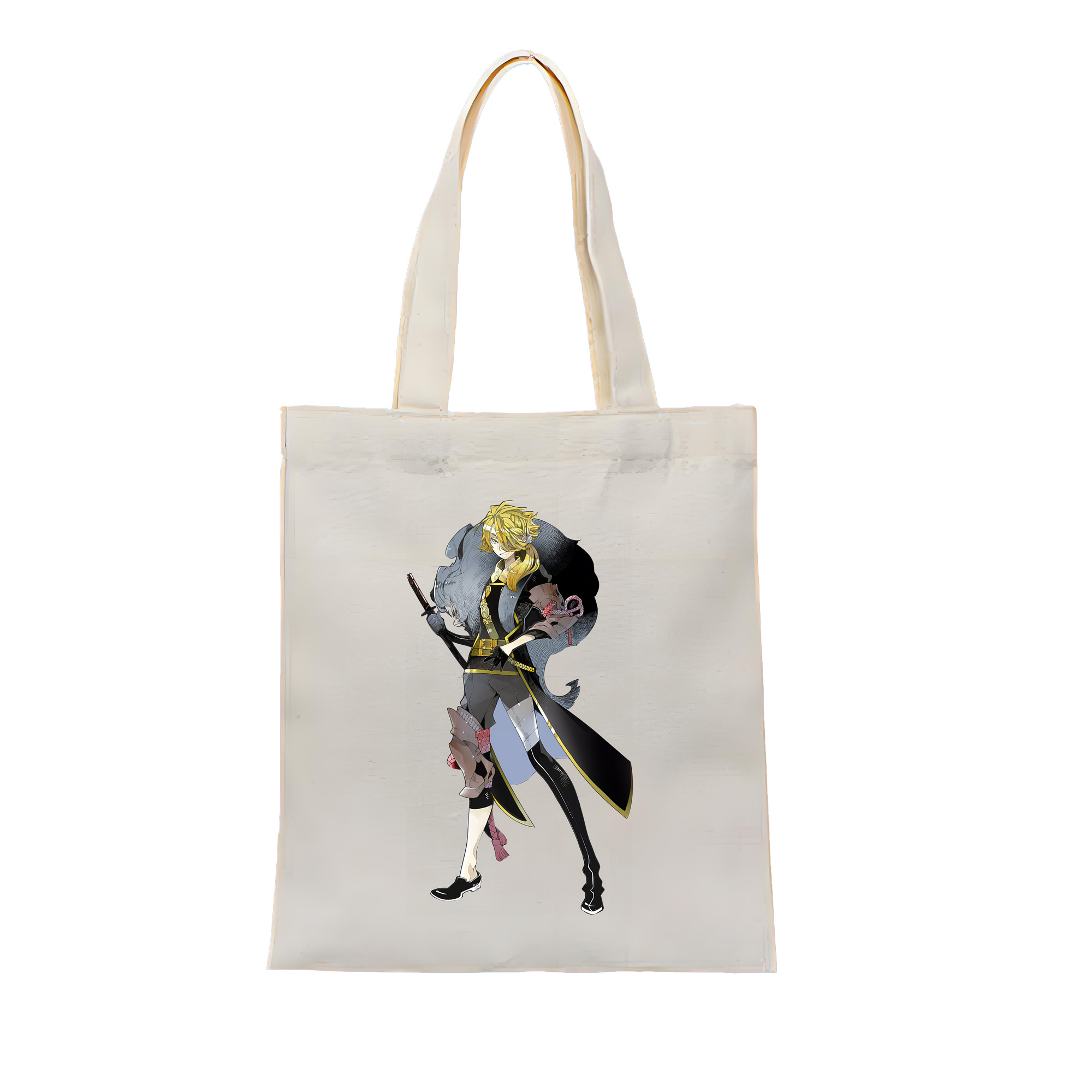 （画像用） 刀剣乱舞 Touken Ranbu 縦型キャンバス生地手提げバッグ　トートバッグ