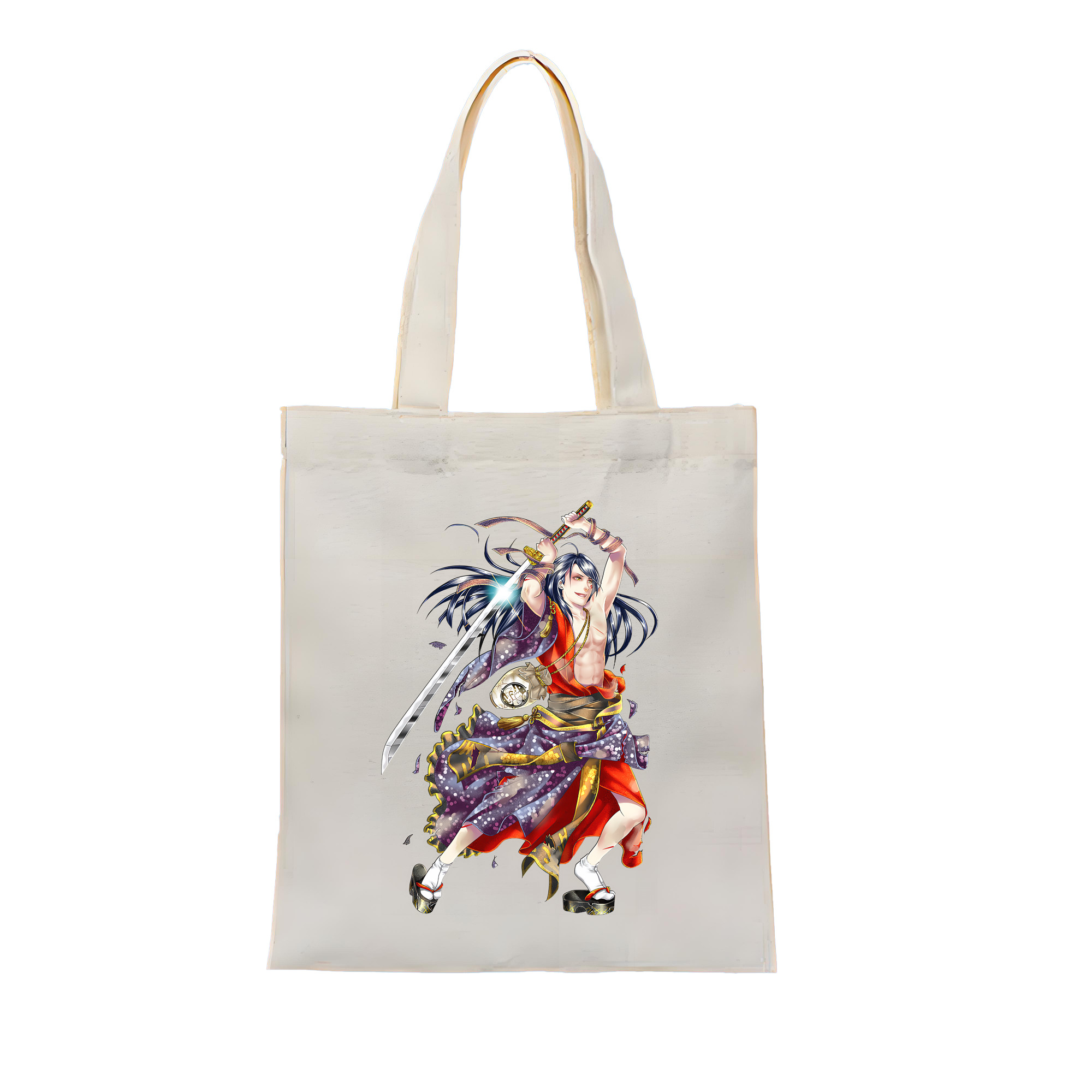 （画像用） 刀剣乱舞 Touken Ranbu 縦型キャンバス生地手提げバッグ　トートバッグ