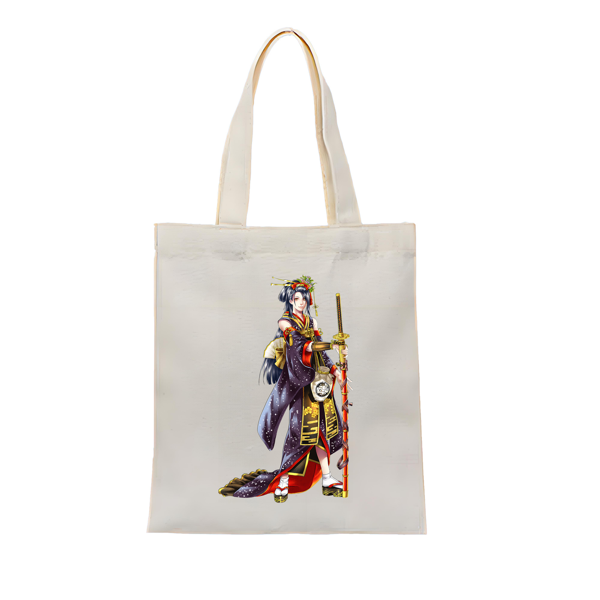 （画像用） 刀剣乱舞 Touken Ranbu 縦型キャンバス生地手提げバッグ　トートバッグ