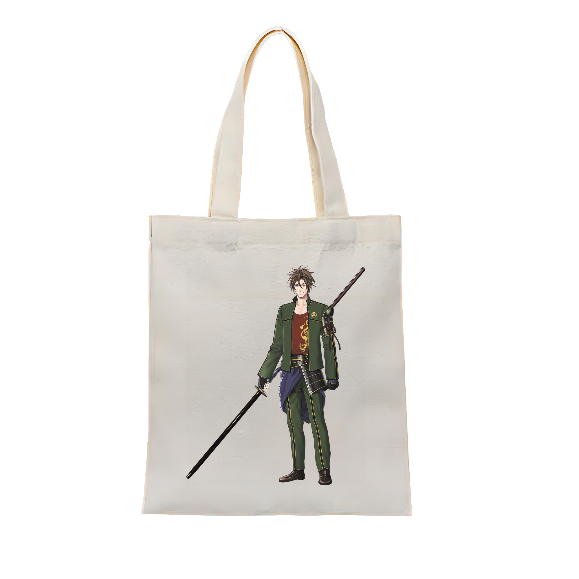 （画像用） 刀剣乱舞 Touken Ranbu 縦型キャンバス生地手提げバッグ　トートバッグ