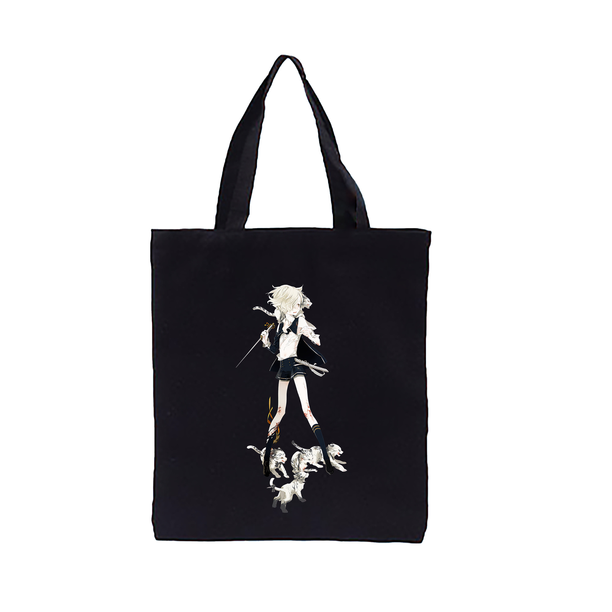 （画像用） 刀剣乱舞 Touken Ranbu 縦型キャンバス生地手提げバッグ　トートバッグ