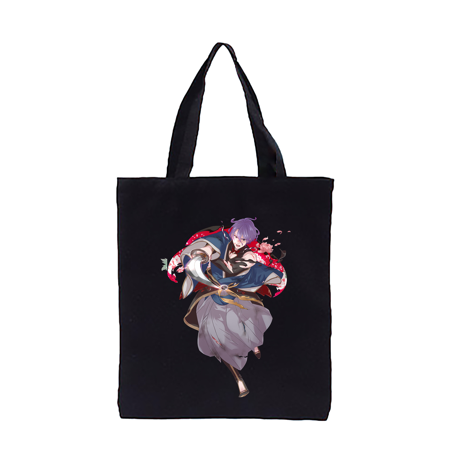 （画像用） 刀剣乱舞 Touken Ranbu 縦型キャンバス生地手提げバッグ　トートバッグ