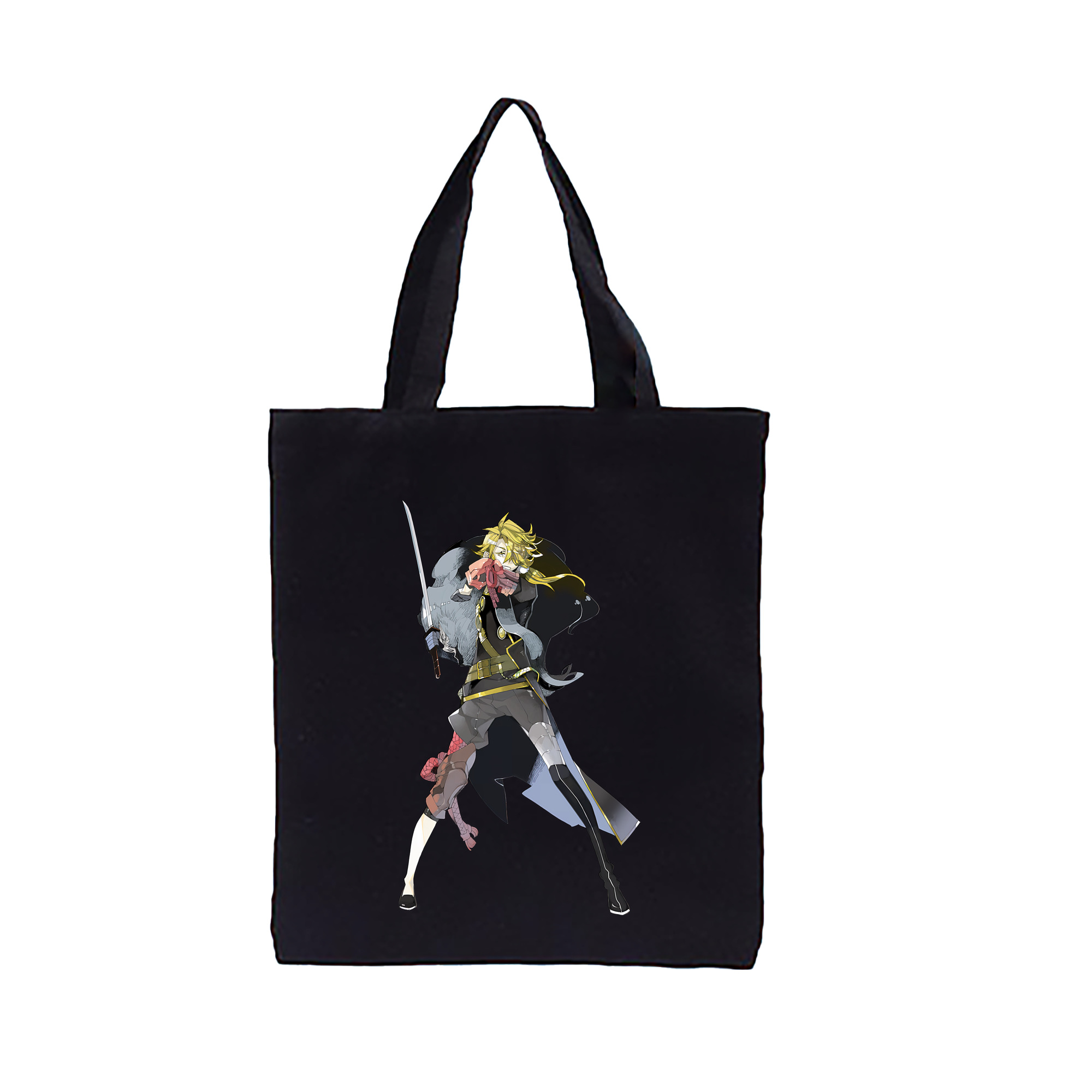 （画像用） 刀剣乱舞 Touken Ranbu 縦型キャンバス生地手提げバッグ　トートバッグ