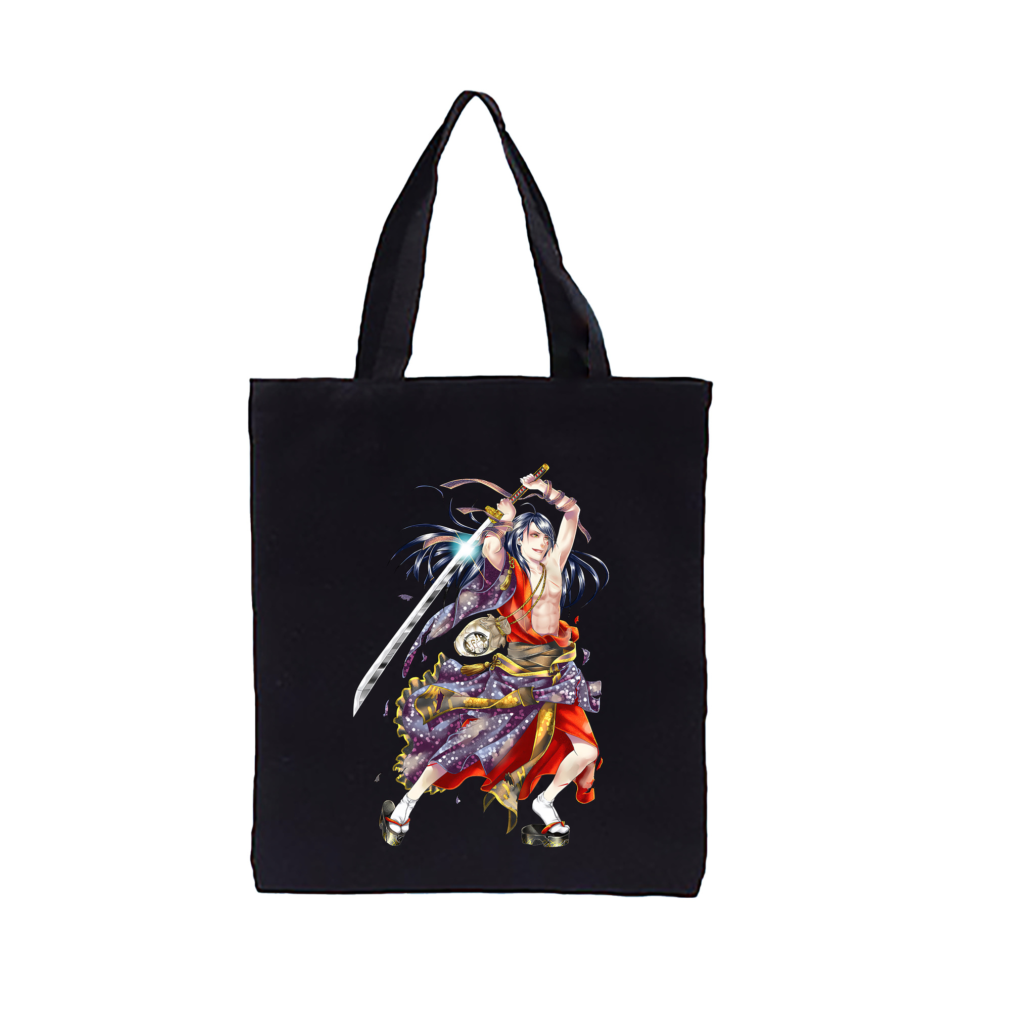 （画像用） 刀剣乱舞 Touken Ranbu 縦型キャンバス生地手提げバッグ　トートバッグ