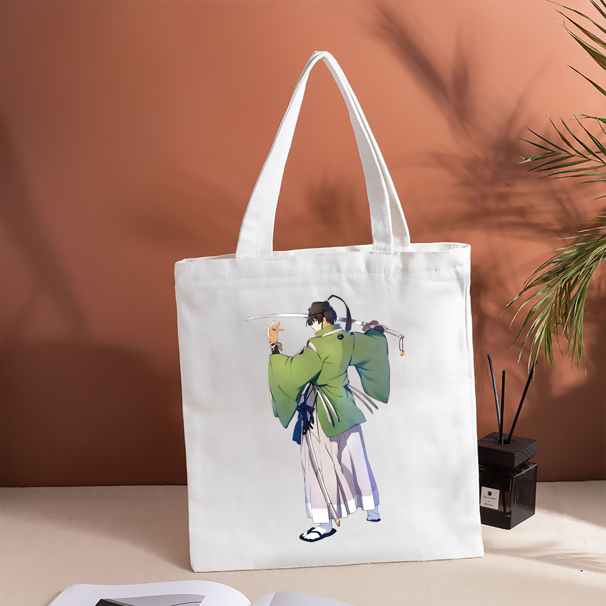 刀剣乱舞 Touken Ranbu 縦型キャンバス生地手提げバッグ　トートバッグ