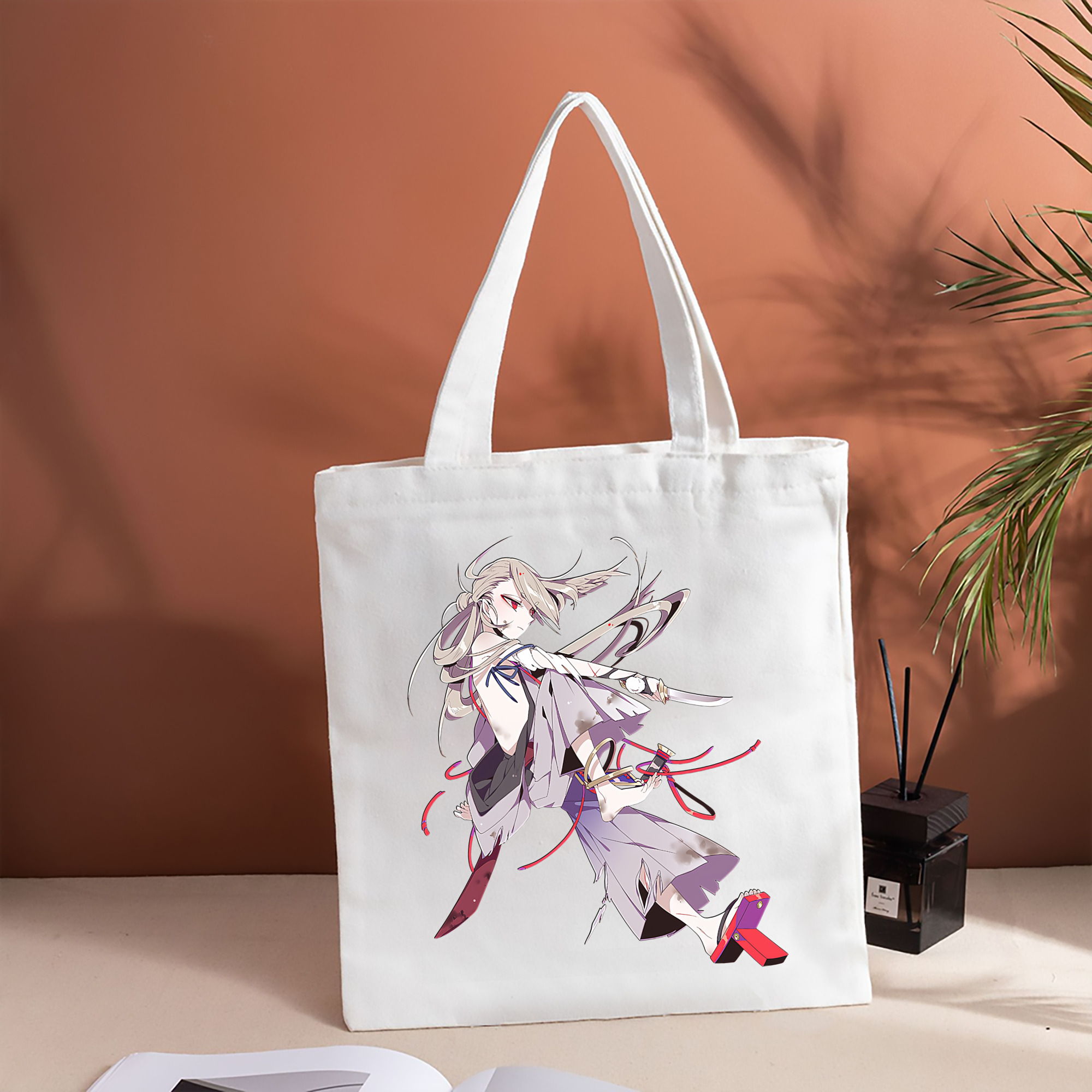 刀剣乱舞 Touken Ranbu 縦型キャンバス生地手提げバッグ　トートバッグ