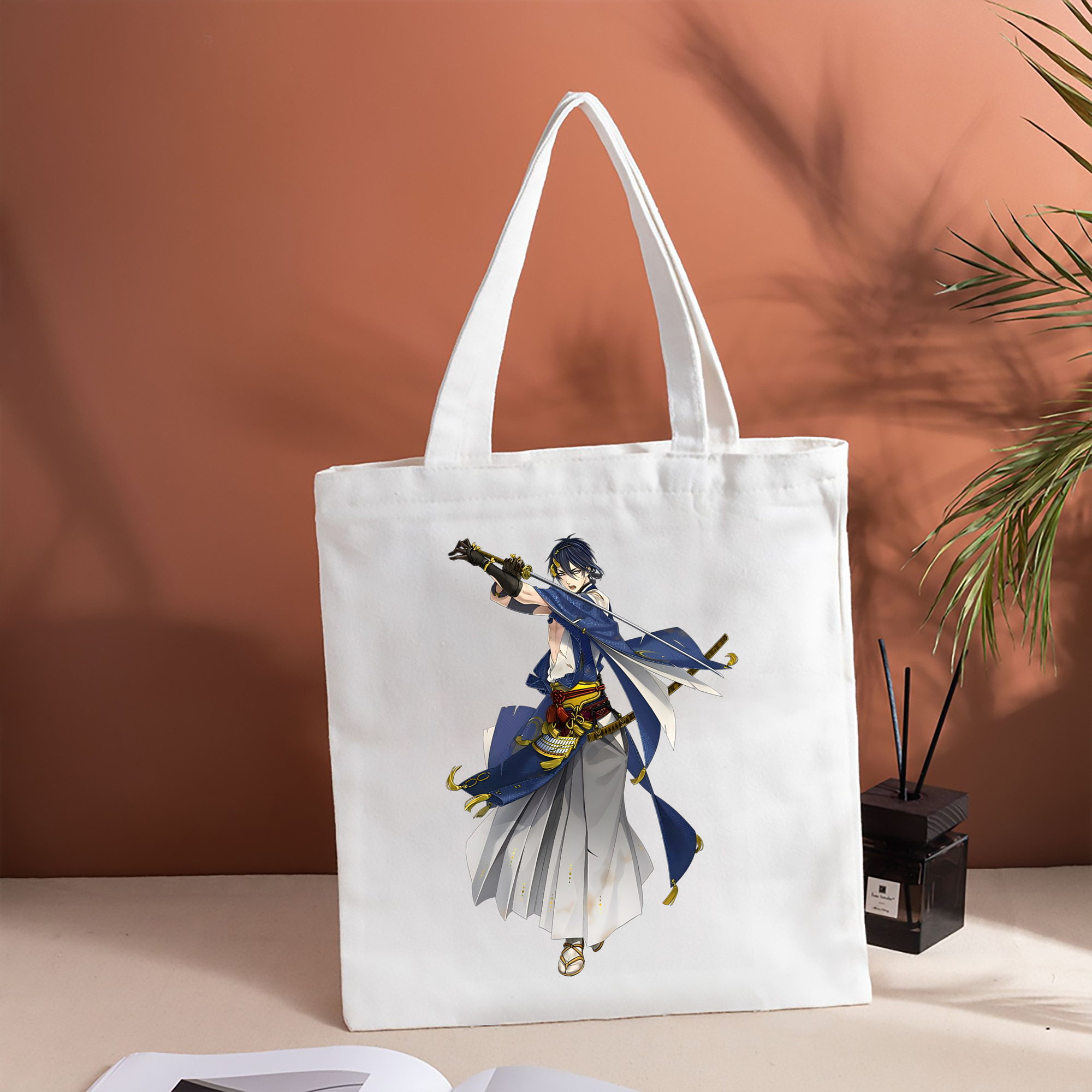 刀剣乱舞 Touken Ranbu 縦型キャンバス生地手提げバッグ　トートバッグ