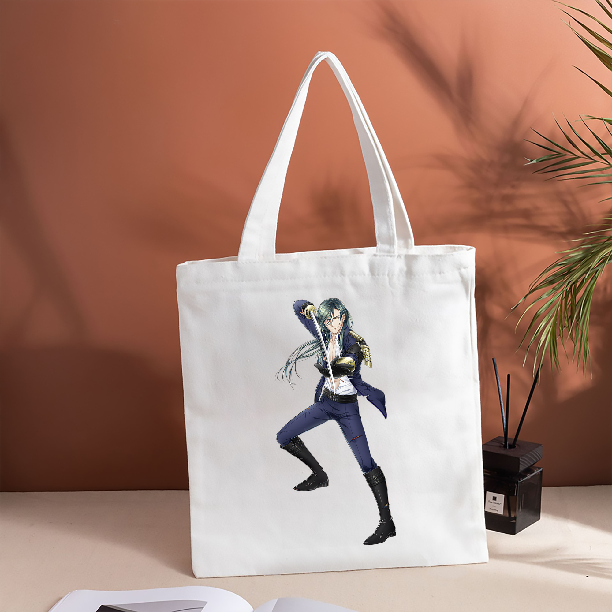 刀剣乱舞 Touken Ranbu 縦型キャンバス生地手提げバッグ　トートバッグ