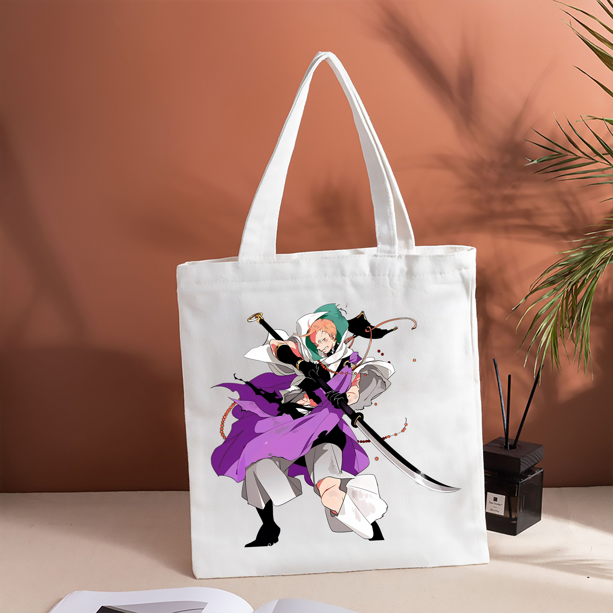 刀剣乱舞 Touken Ranbu 縦型キャンバス生地手提げバッグ　トートバッグ