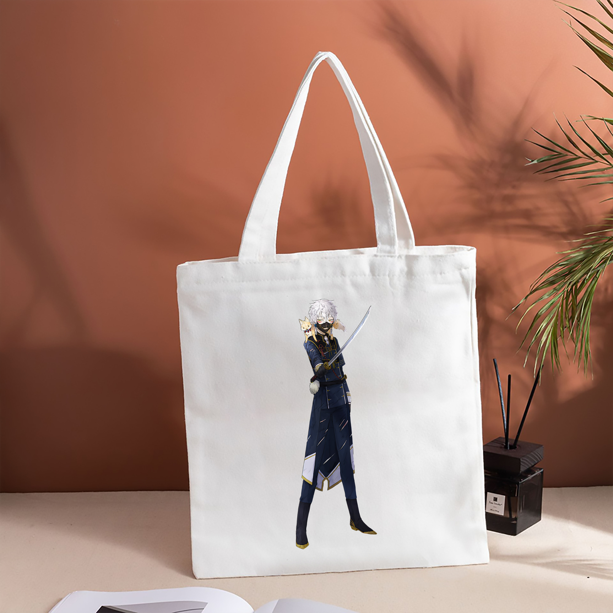 刀剣乱舞 Touken Ranbu 縦型キャンバス生地手提げバッグ　トートバッグ