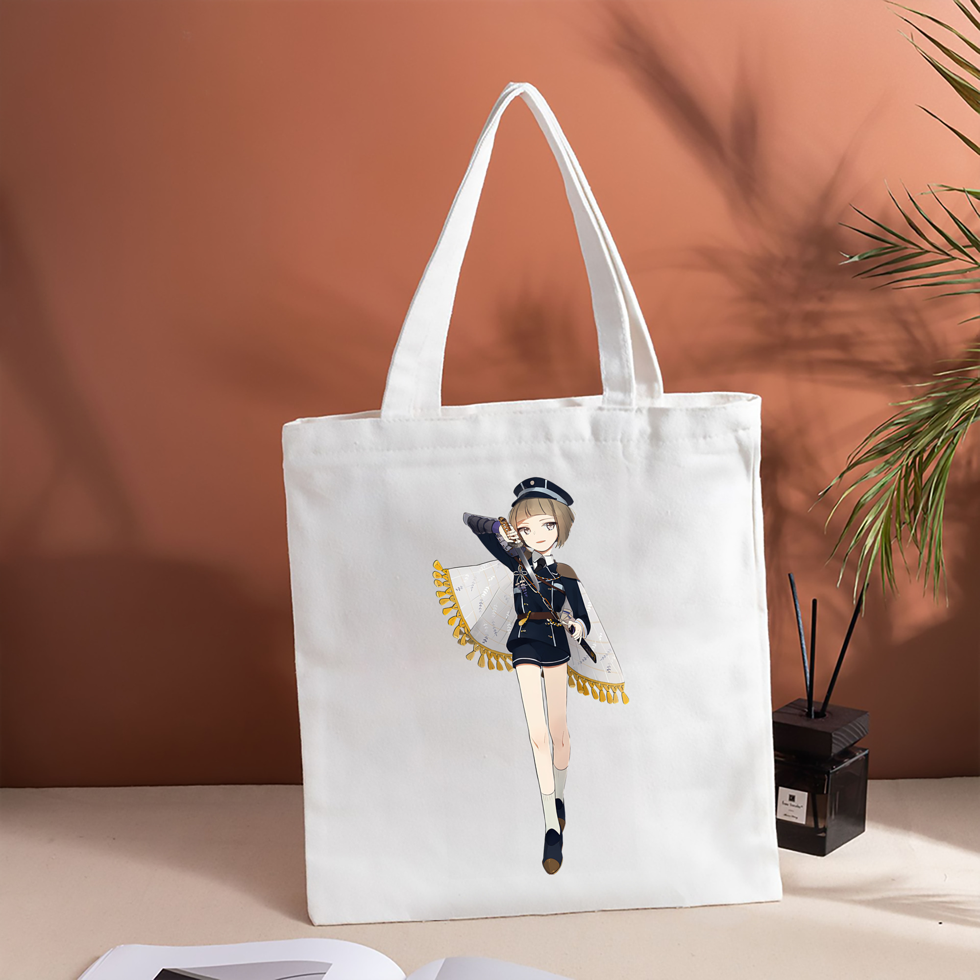 刀剣乱舞 Touken Ranbu 縦型キャンバス生地手提げバッグ　トートバッグ