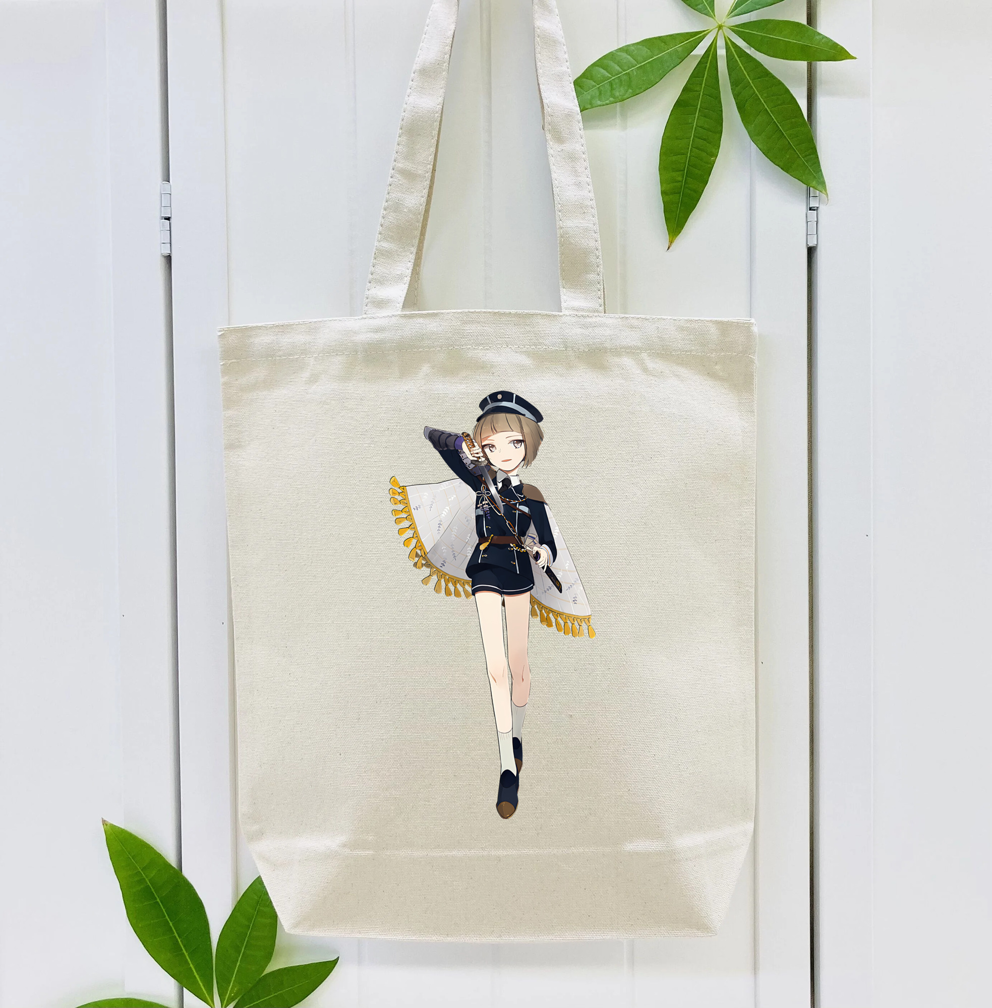 刀剣乱舞 Touken Ranbu 縦型キャンバス生地手提げバッグ　トートバッグ