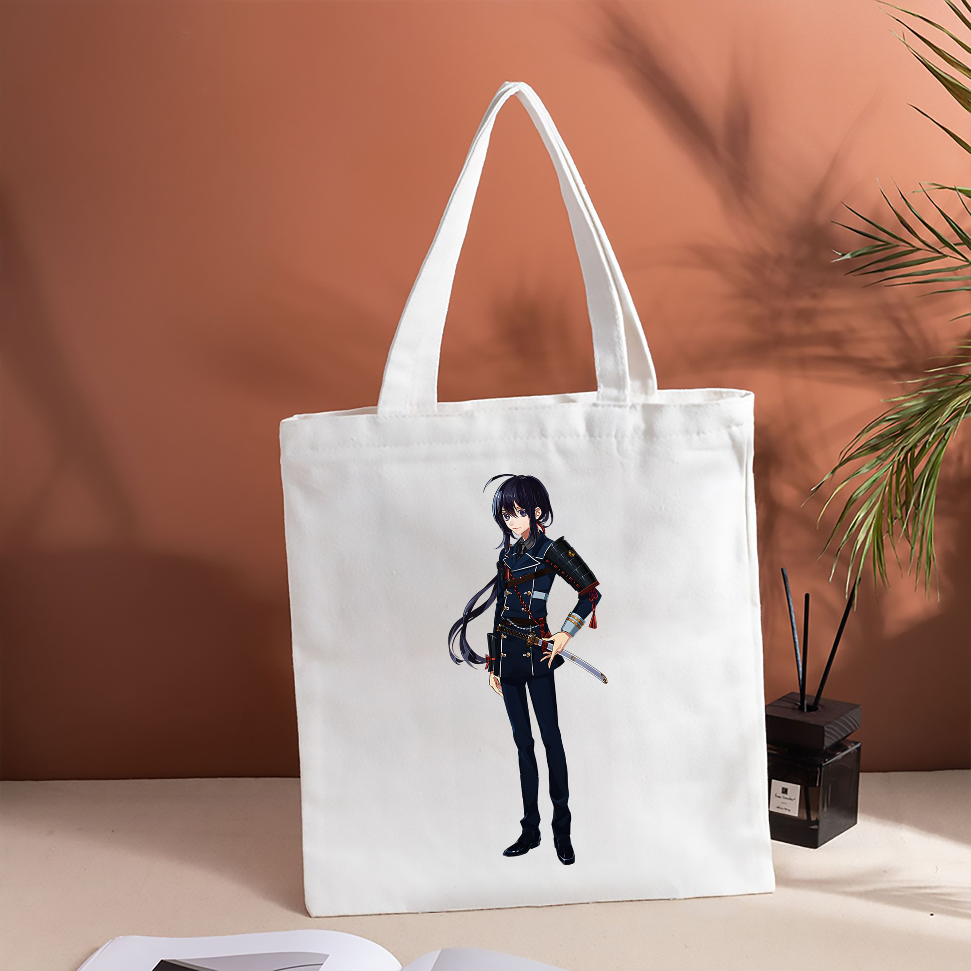 刀剣乱舞 Touken Ranbu 縦型キャンバス生地手提げバッグ　トートバッグ
