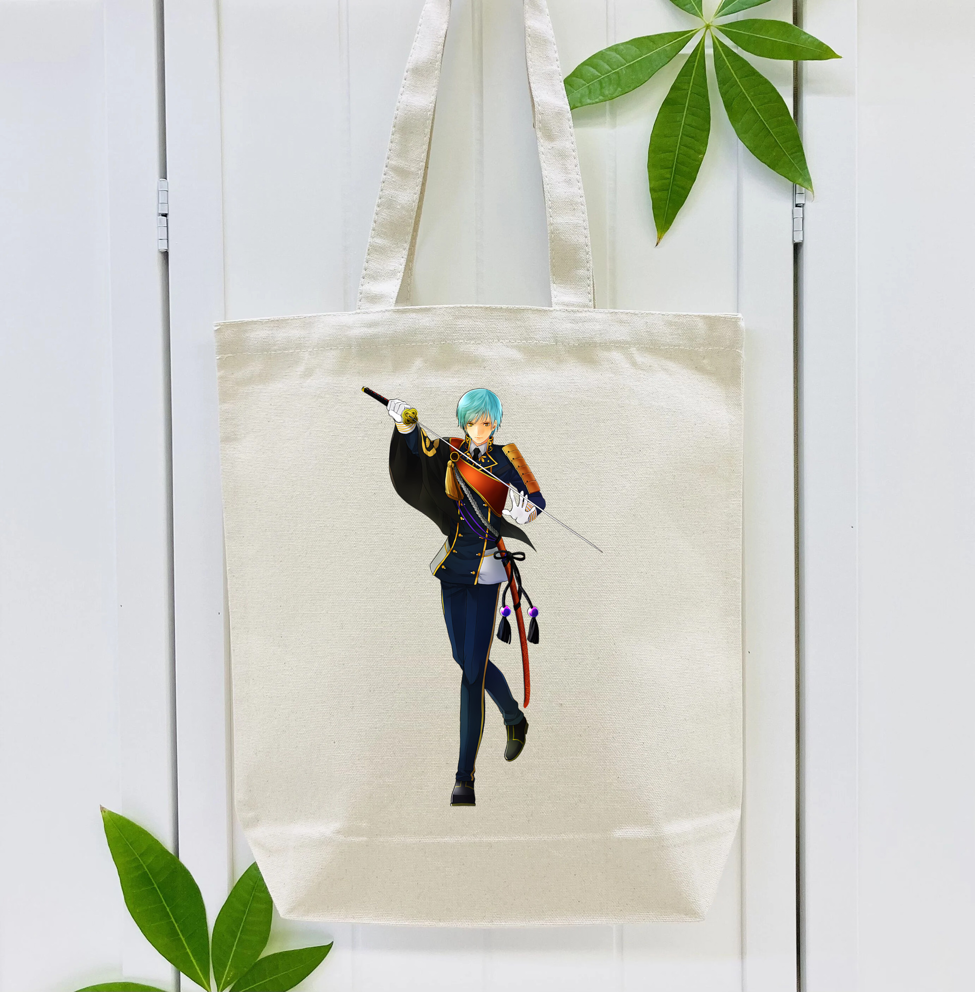刀剣乱舞 Touken Ranbu 縦型キャンバス生地手提げバッグ　トートバッグ