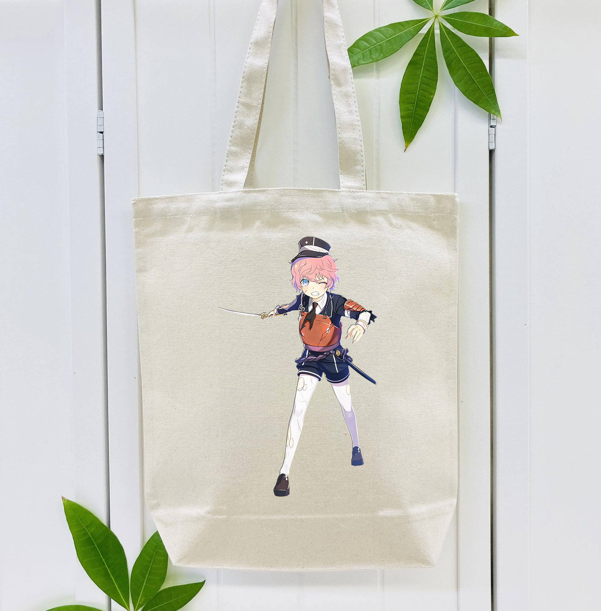 刀剣乱舞 Touken Ranbu 縦型キャンバス生地手提げバッグ　トートバッグ