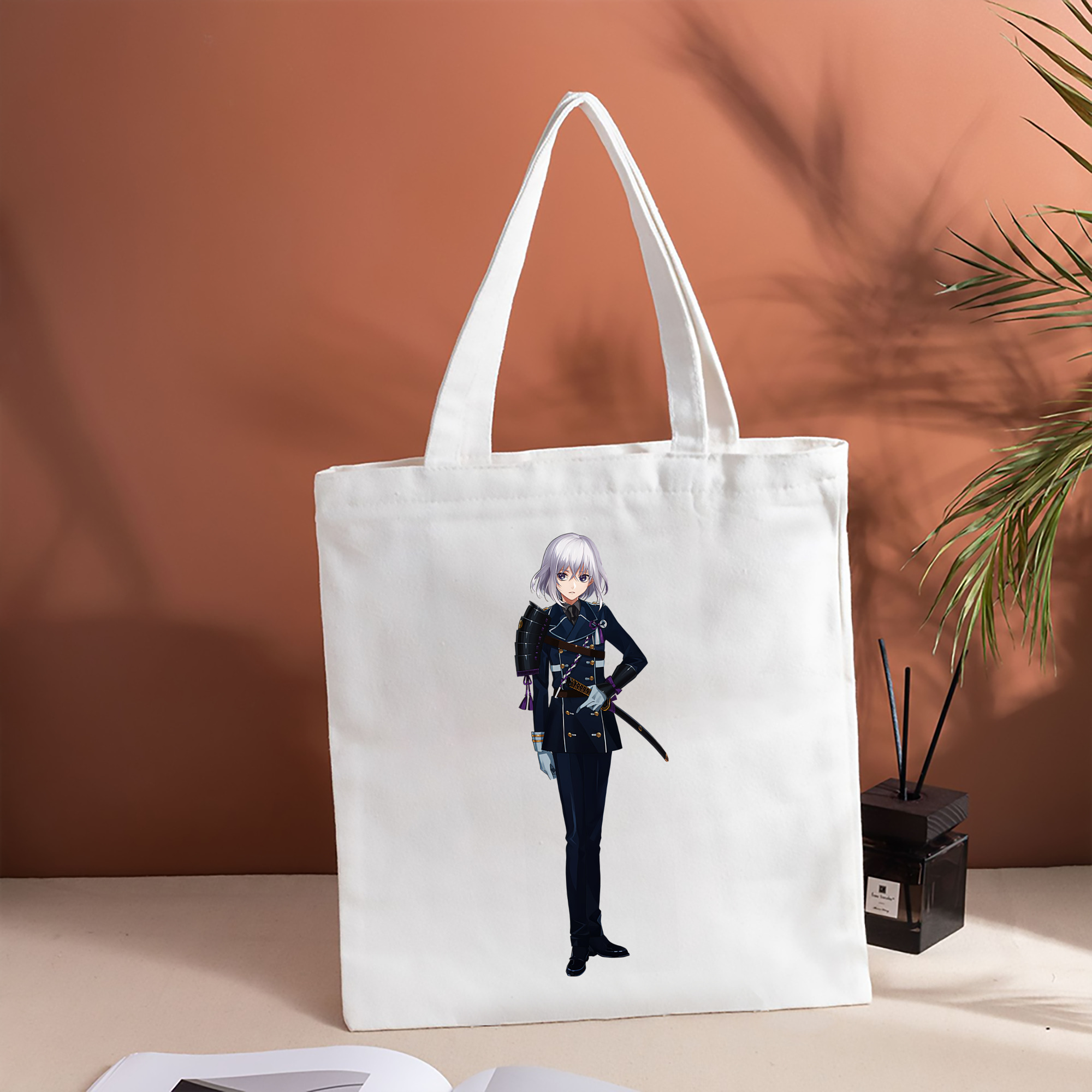 刀剣乱舞 Touken Ranbu 縦型キャンバス生地手提げバッグ　トートバッグ