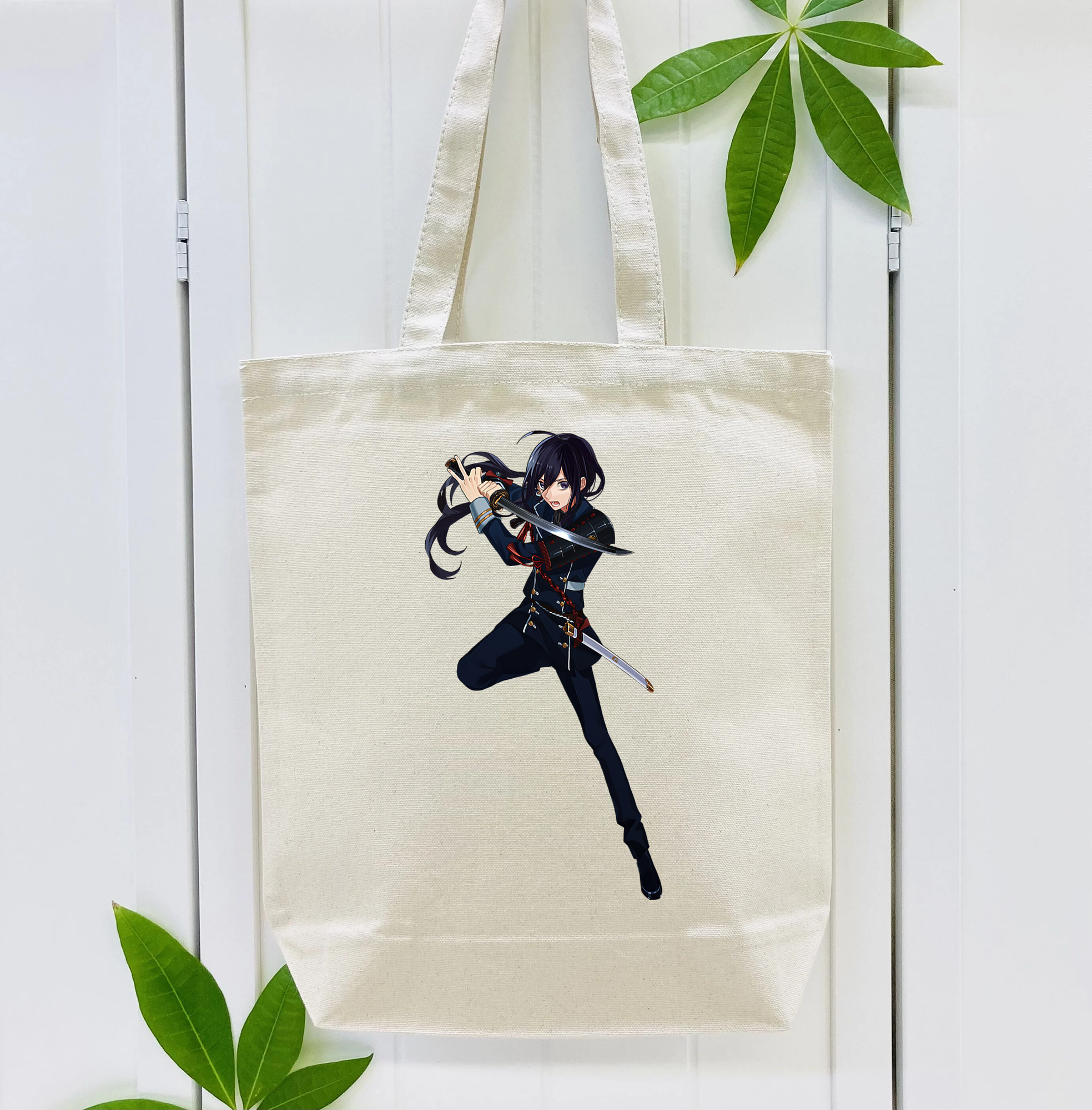 刀剣乱舞 Touken Ranbu 縦型キャンバス生地手提げバッグ　トートバッグ
