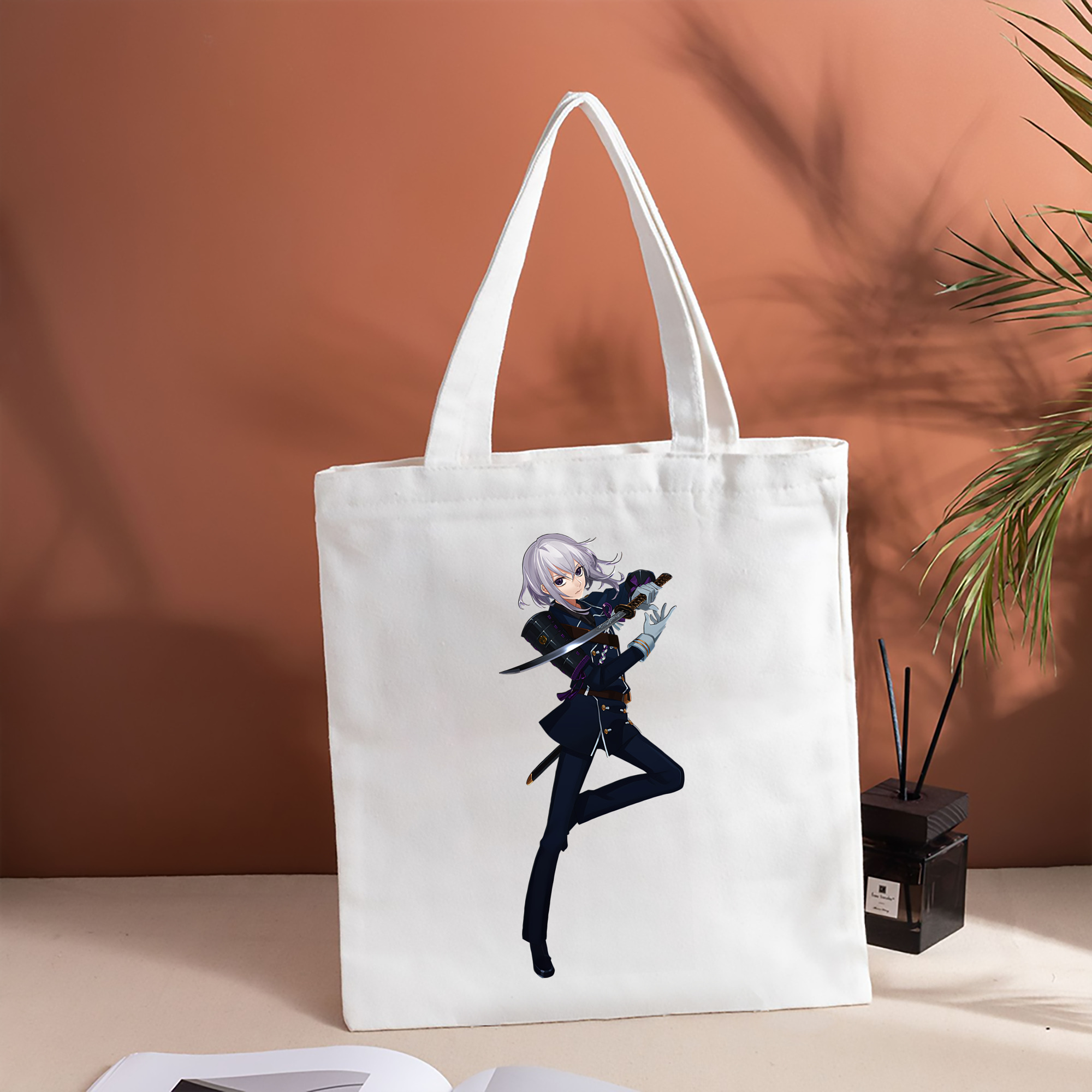 刀剣乱舞 Touken Ranbu 縦型キャンバス生地手提げバッグ　トートバッグ